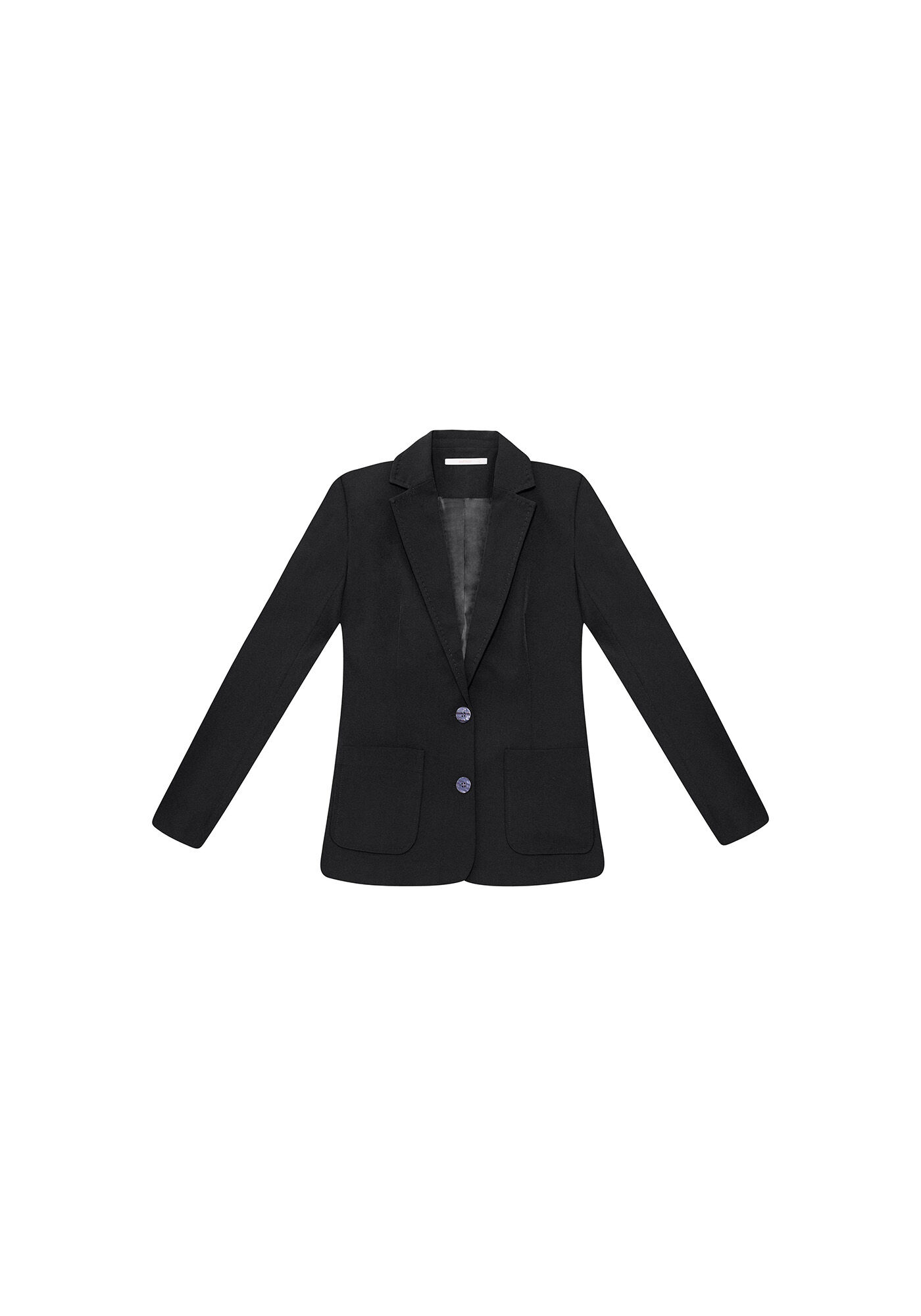 Blazer Cl&aacute;ssico Bot&otilde;es Preto Reativo, , large.