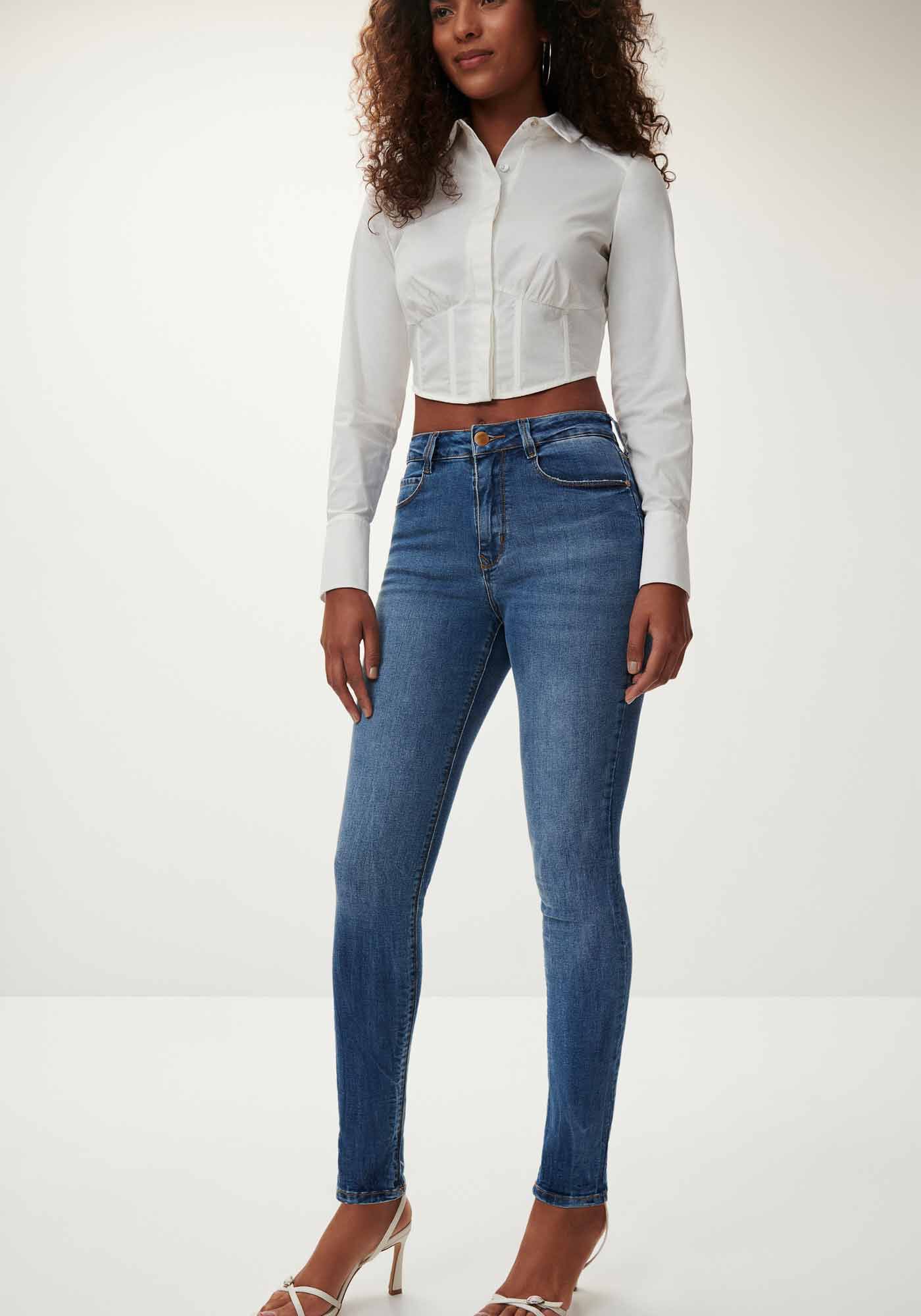 Cal&ccedil;a Jeans Skinny Estonada, , large.