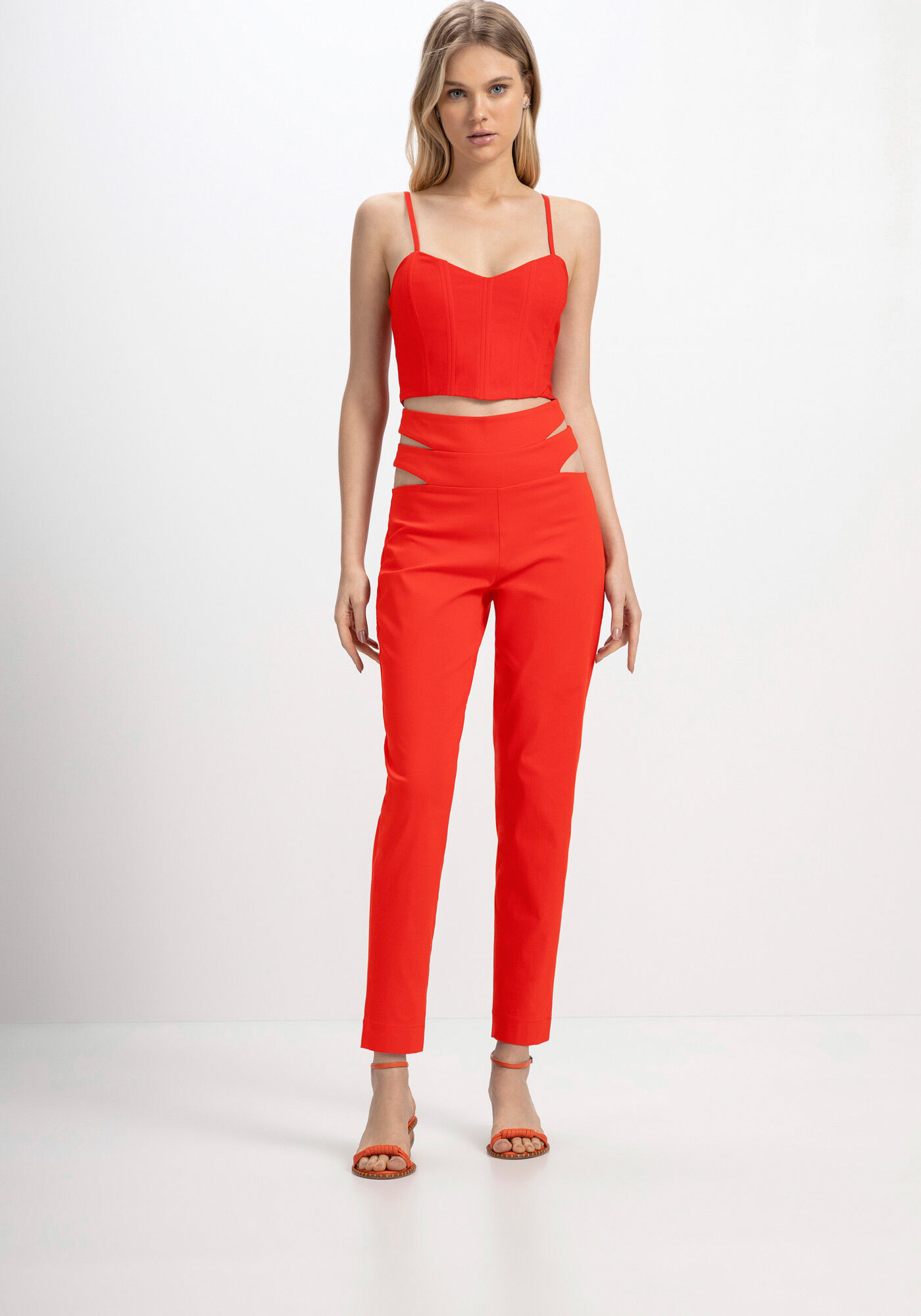 Blusa com Al&ccedil;as Corset Cropped, , large.