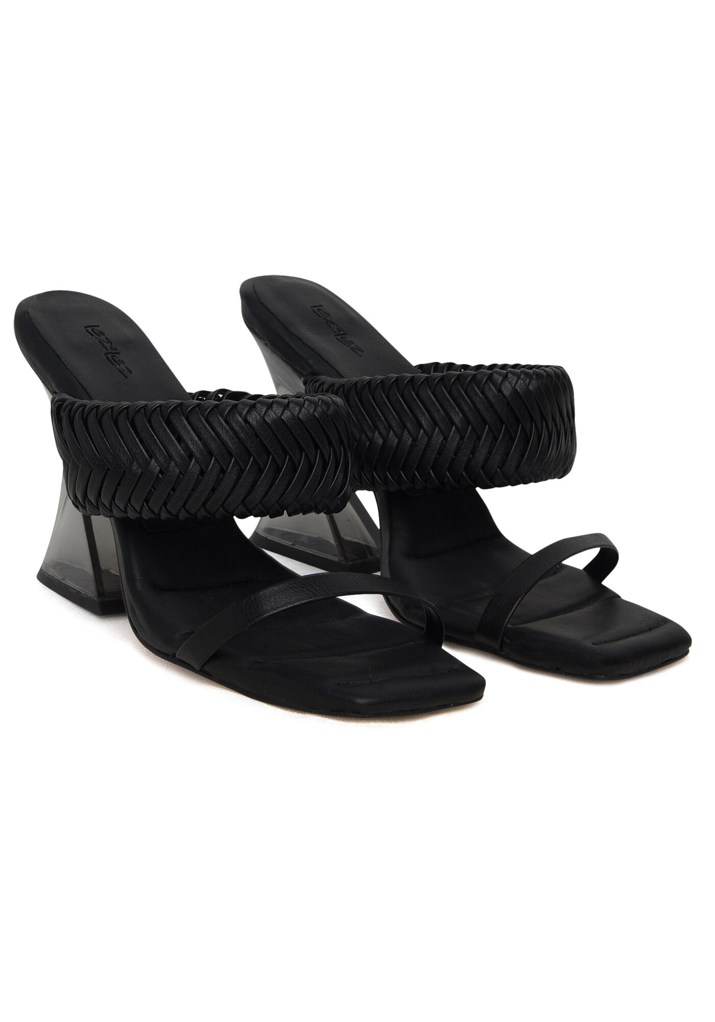 Sand&aacute;lia Salto Alto Bloco Transparente, , large.