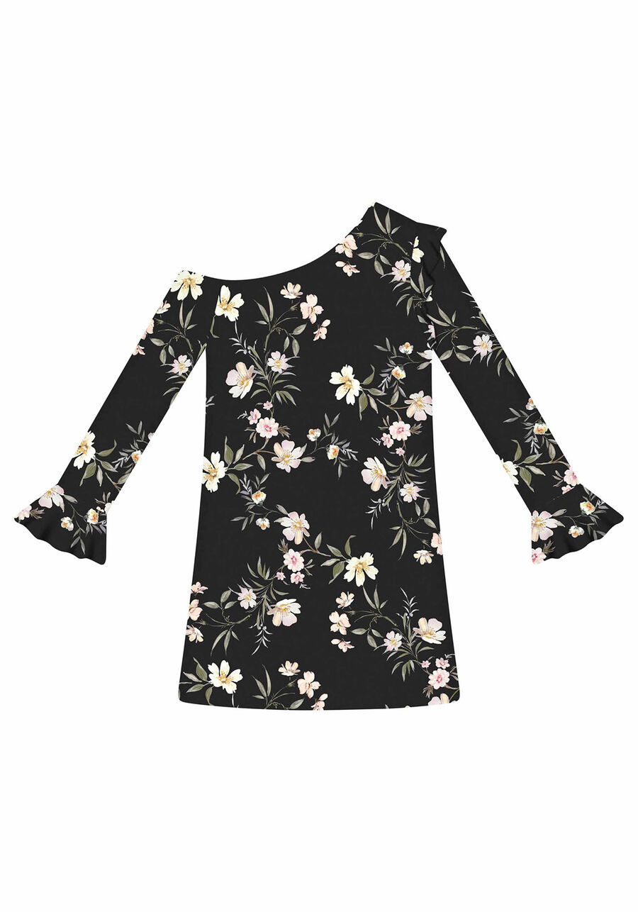 Vestido Manga Longa Ombro Só Tecido, . Vestido Manga Longa Ombro Só Tecido, , large.