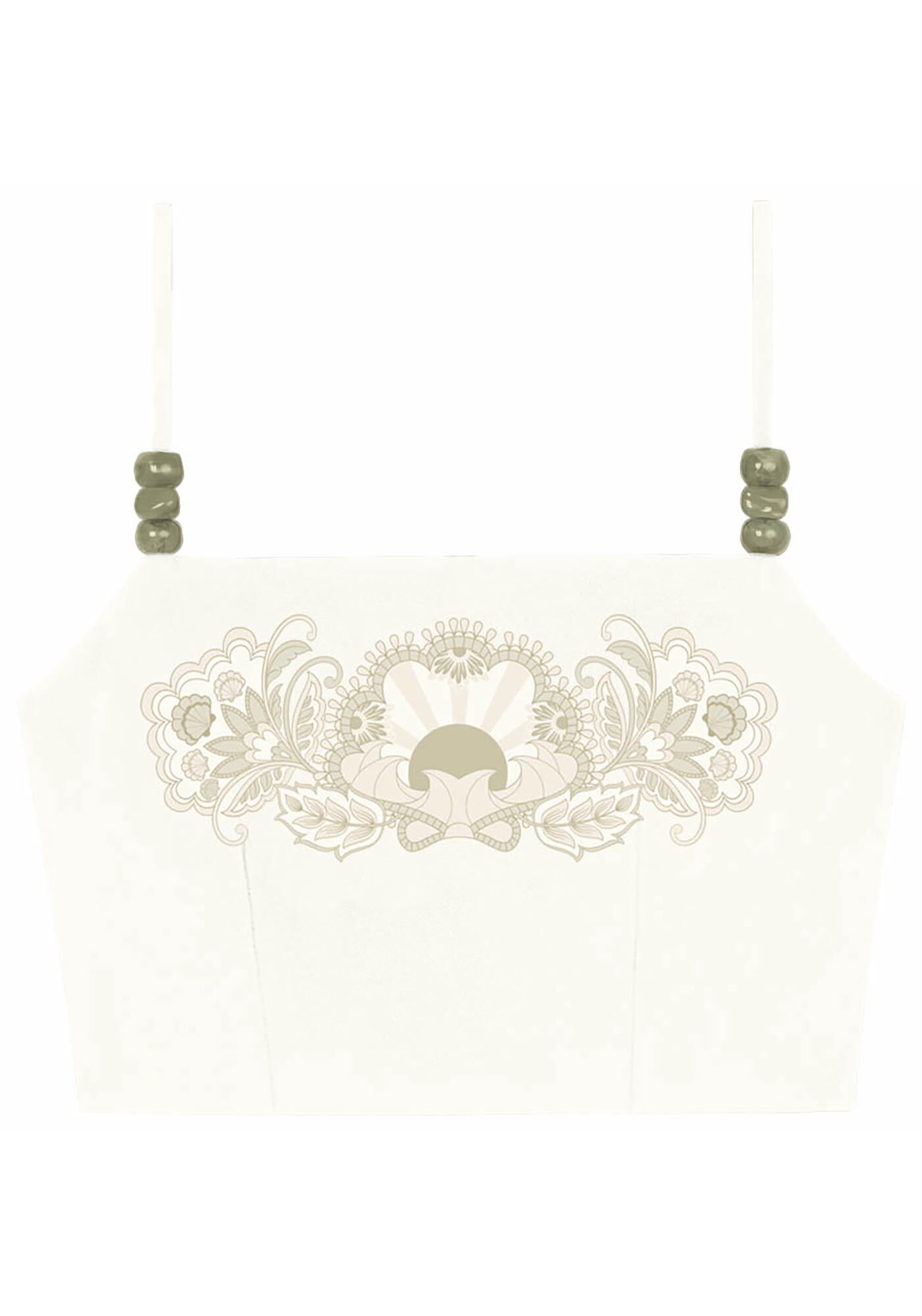 Blusa Cropped Bordada com Pedras Al&ccedil;as, , large.