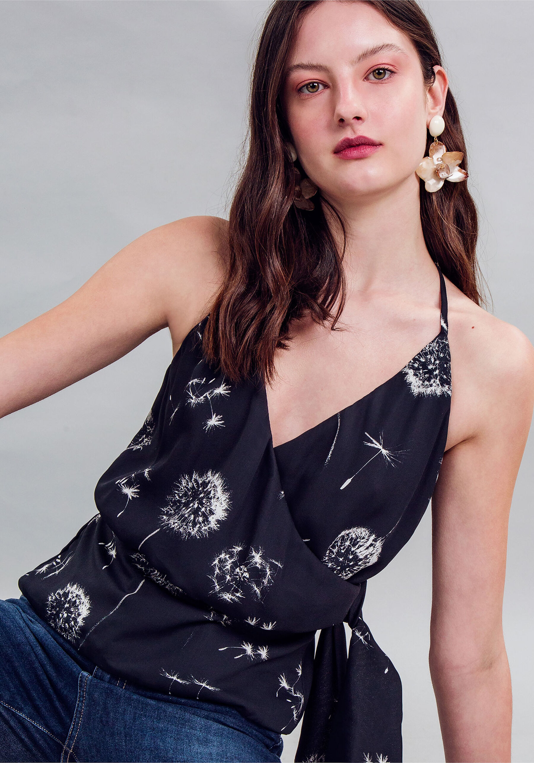Blusa Tecido Crepe Chiffon, . Blusa Tecido Crepe Chiffon, , large.