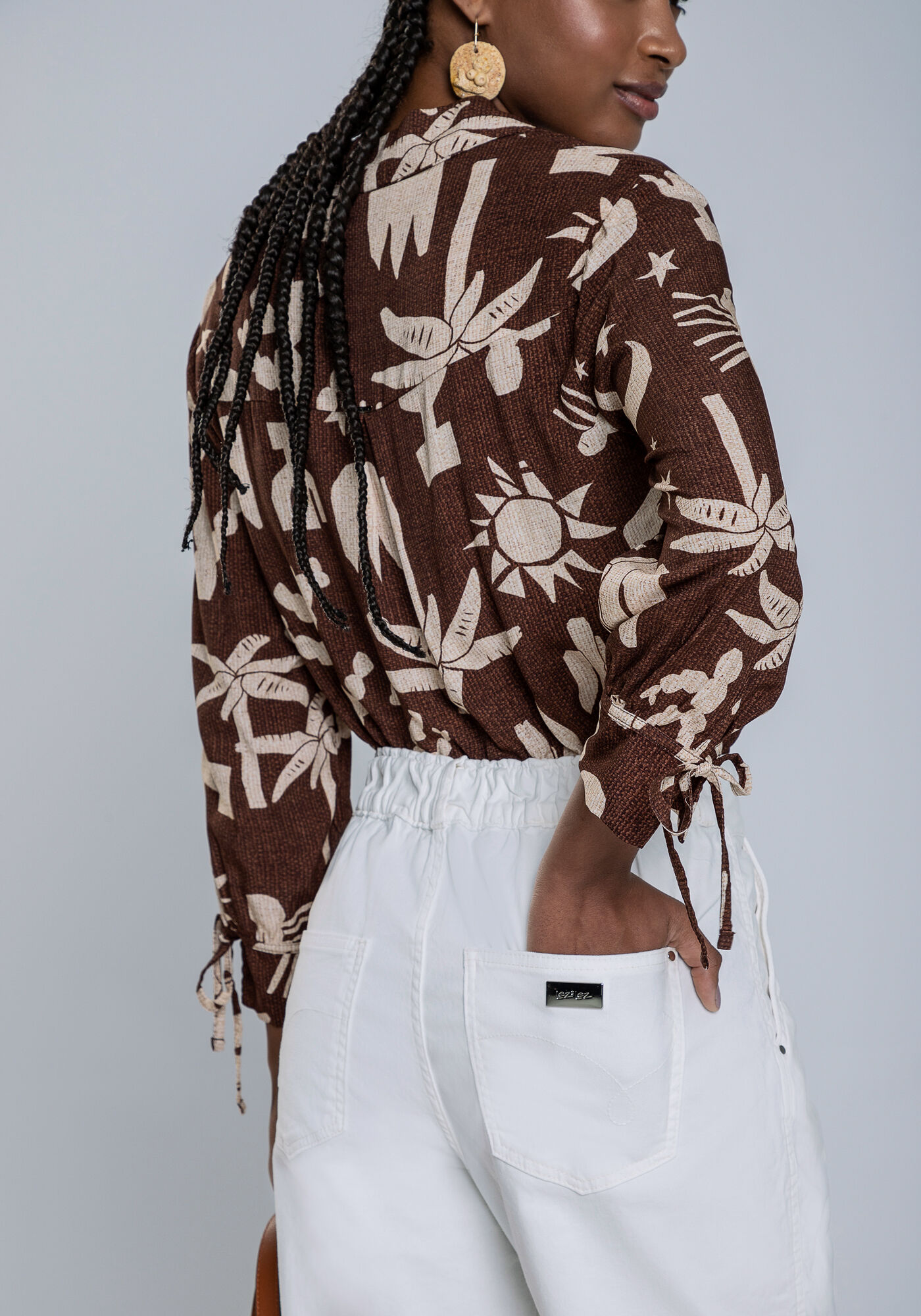 Cal&ccedil;a Sarja Jogging Cropped, BRANCO OFF WHITE, large.