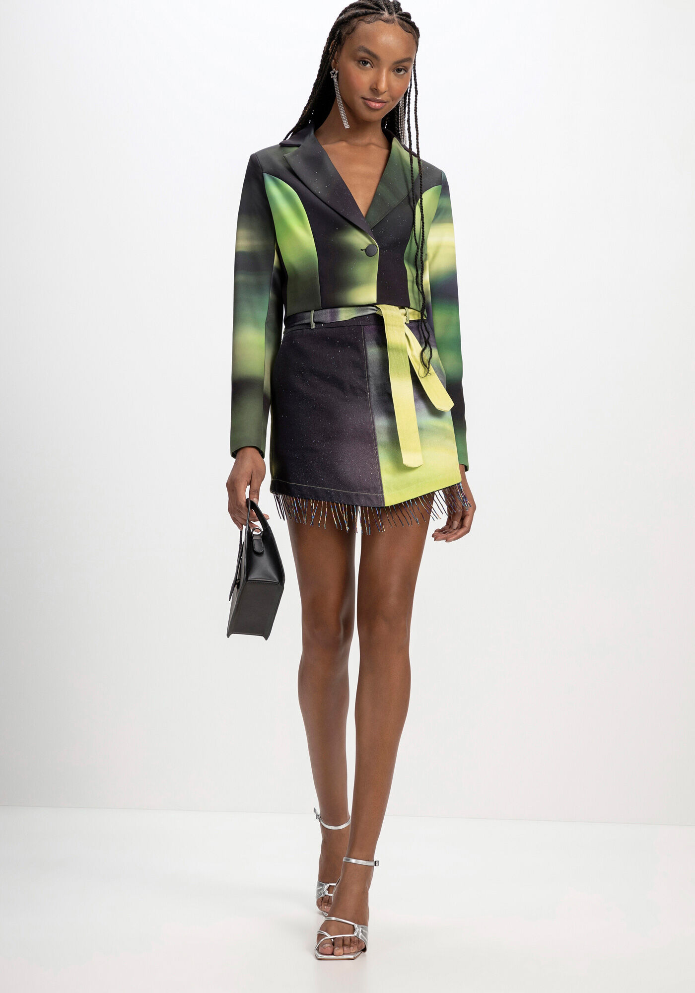 Collusion blazer dress with utility details discount