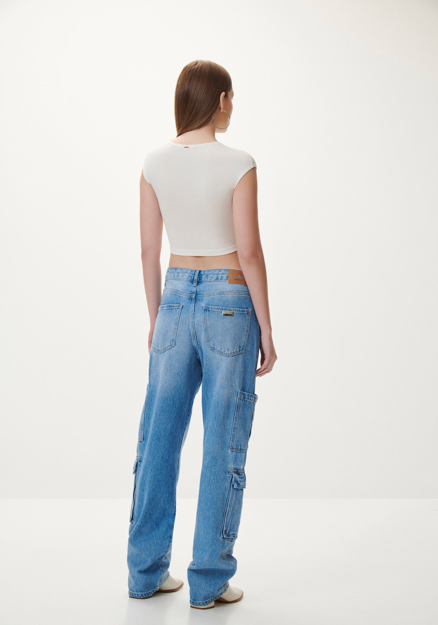 Blusa em Malha Modal Cropped Basic, , large.