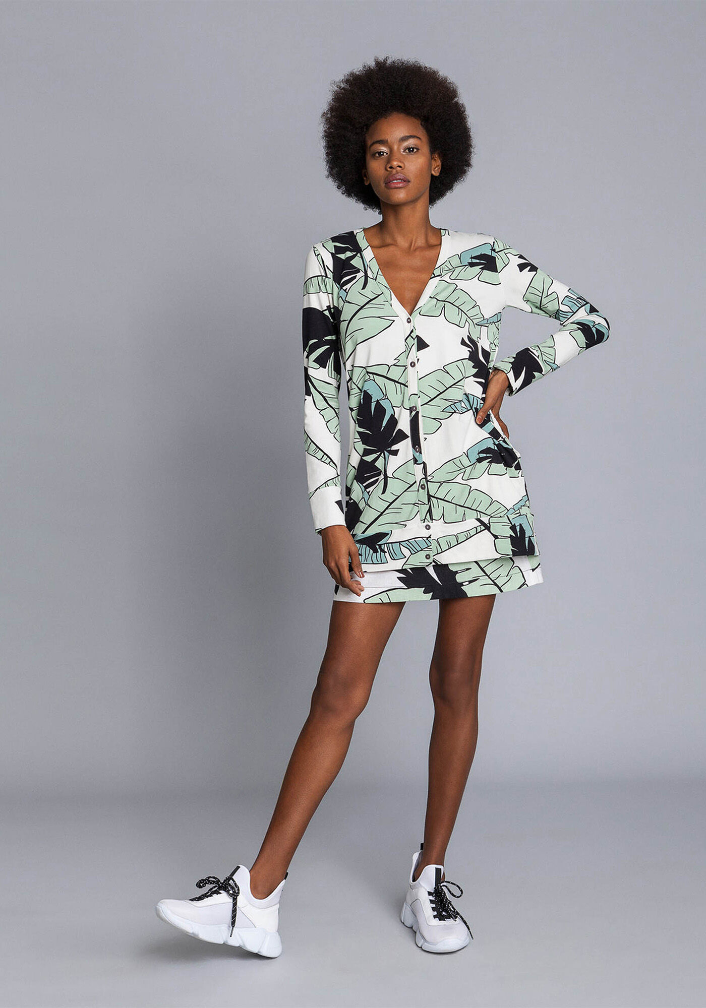 Cardigan Boyfriend Alongado, , large.