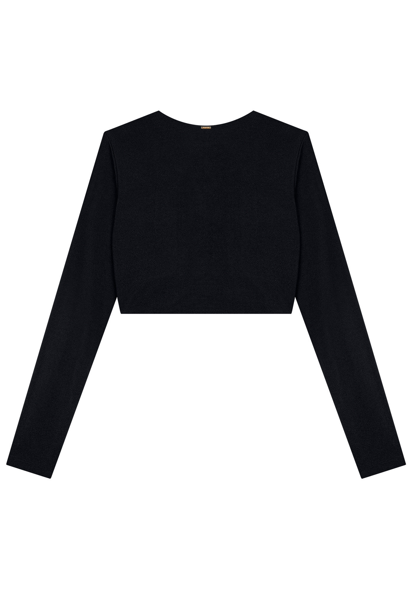 Blusa Manga Longa Cropped com Corrente, , large.