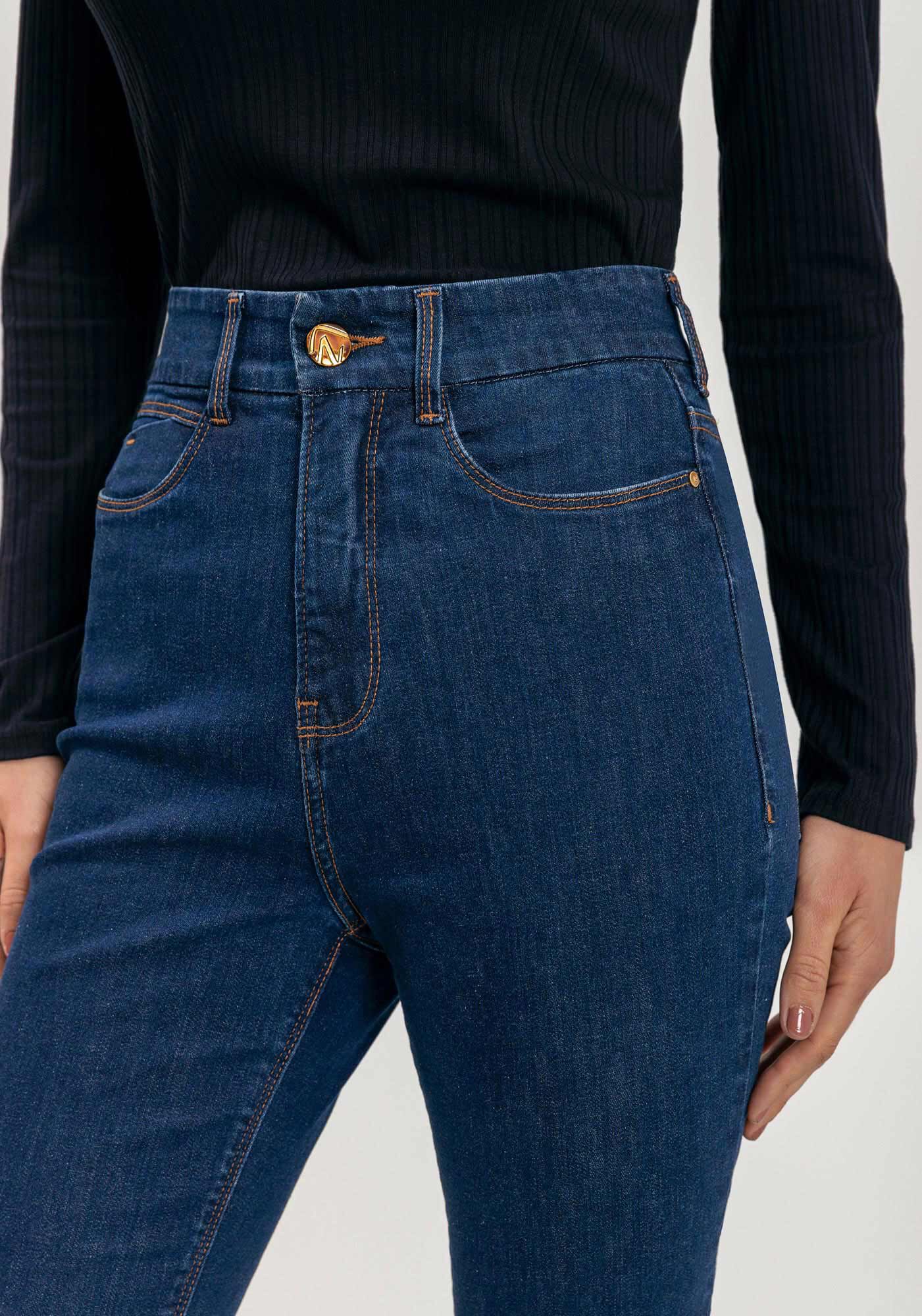 Cal&ccedil;a Jeans Boot Cut Contour Com Cintura Alta, , large.