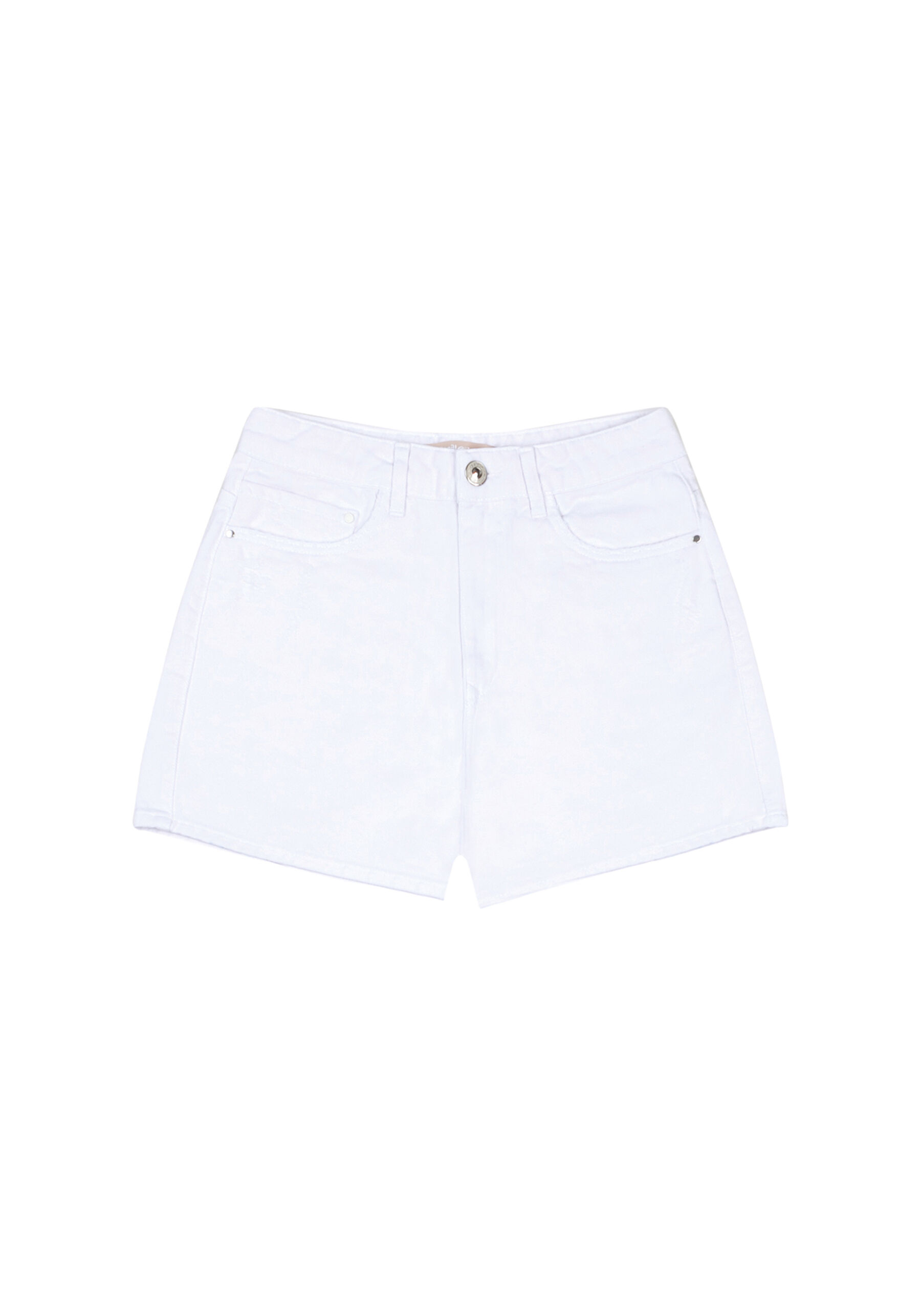 Shorts Sarja Hot Pant Califórnia, BRANCO. Shorts Sarja Hot Pant Califórnia, BRANCO, large.