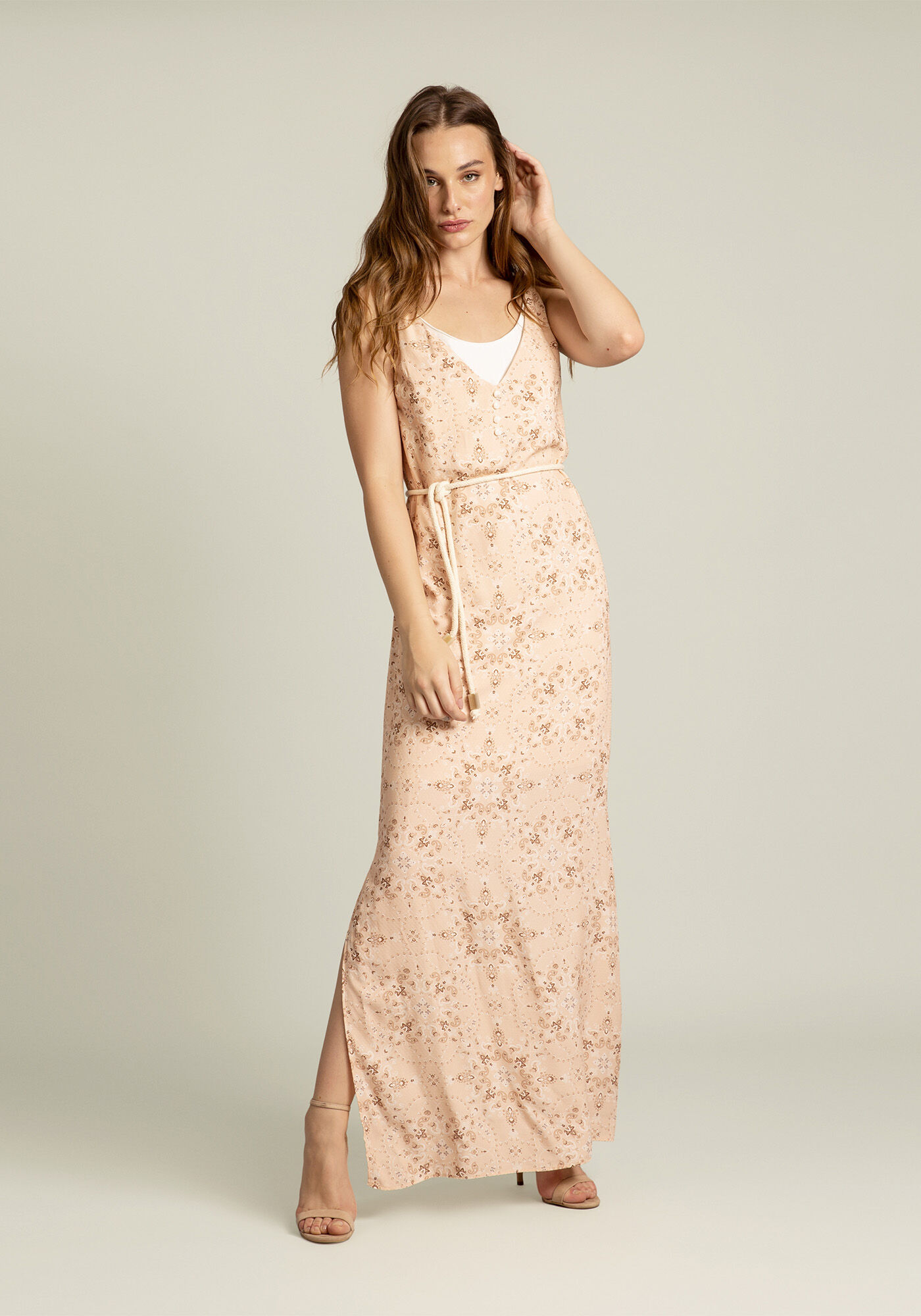 Vestido longo hot sale lezalez