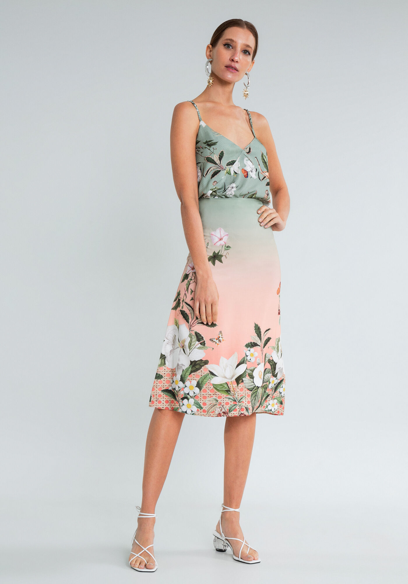 Vestido longo hotsell horizonte florido farm