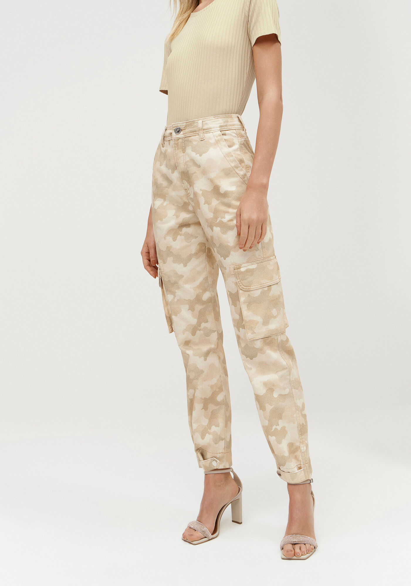 Blusa Manga Curta Canelada Basic, , large.