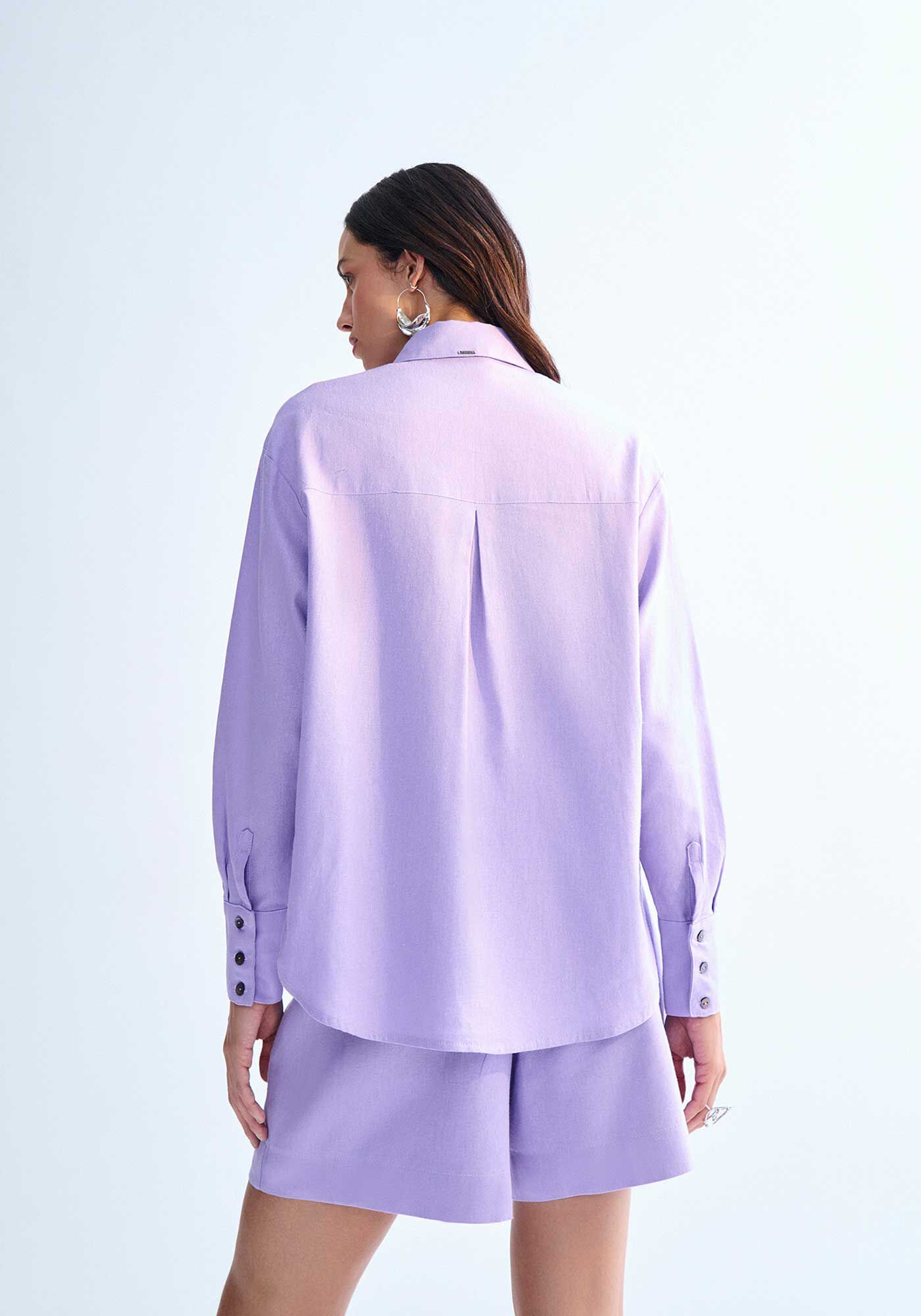 Camisa Manga Longa em Linho, , large.