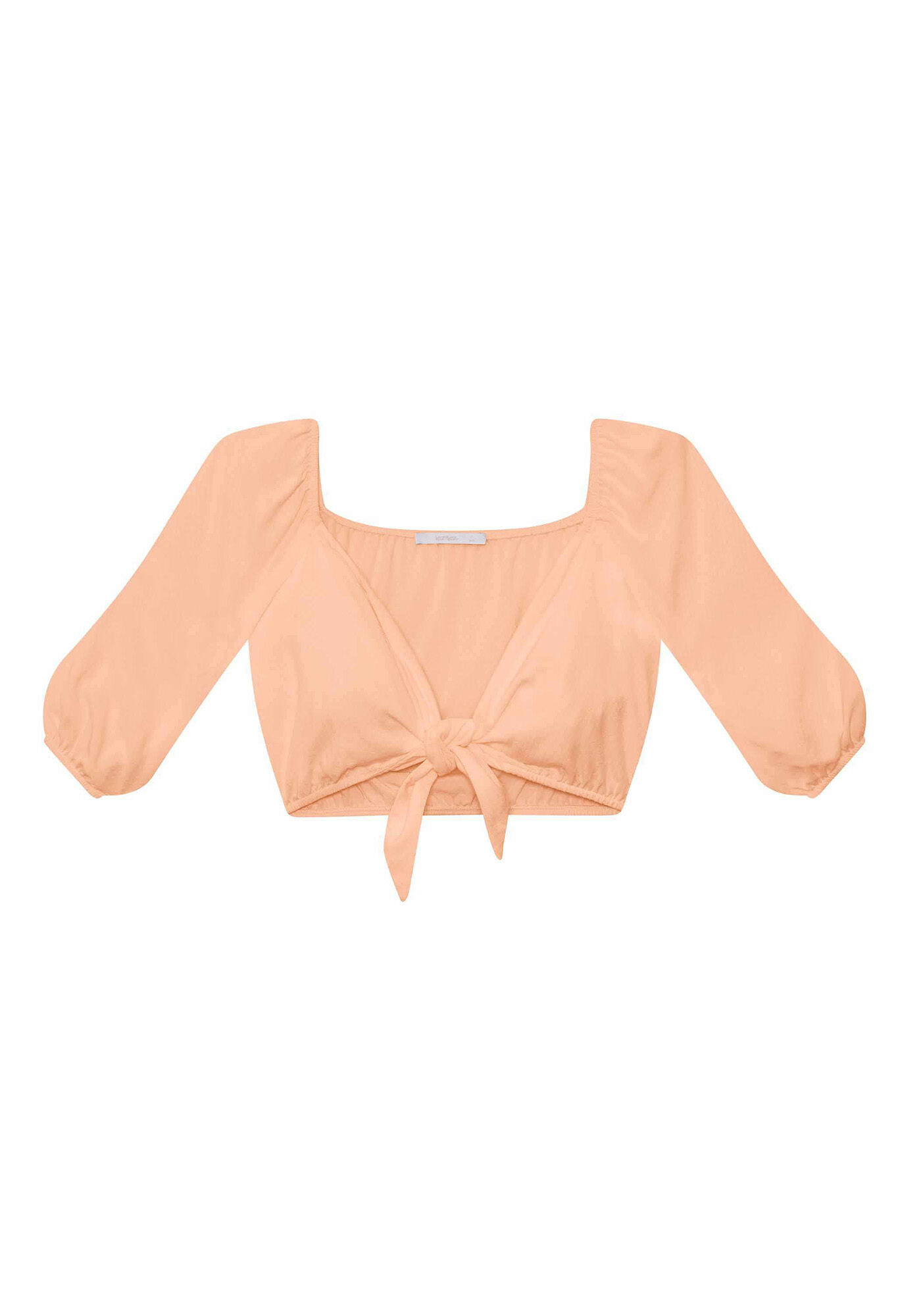 Blusa Cropped Amarra&ccedil;&atilde;o, , large.