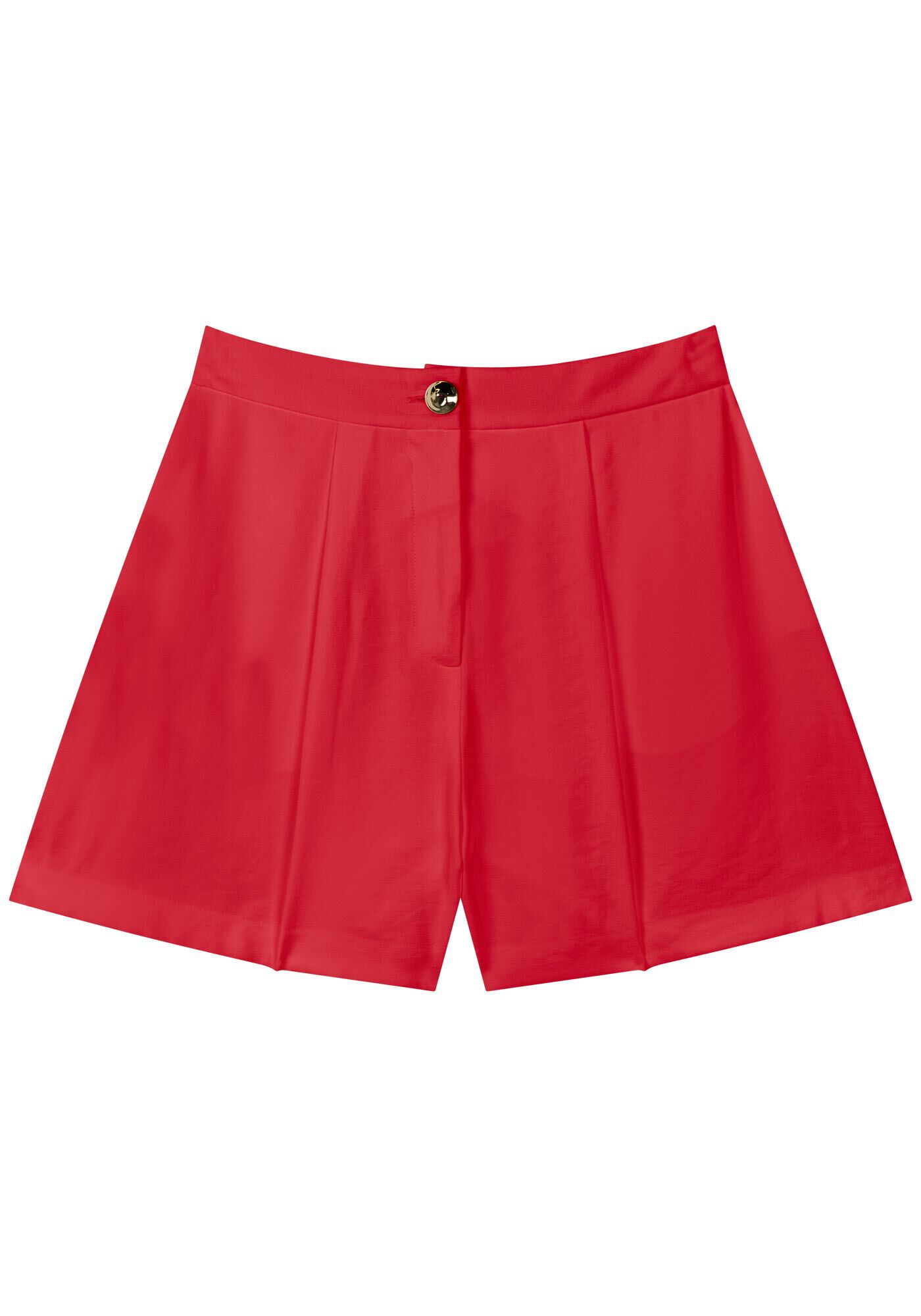 Bermuda De Cintura Alta Em Alfaiataria, VERMELHO POWER, large.