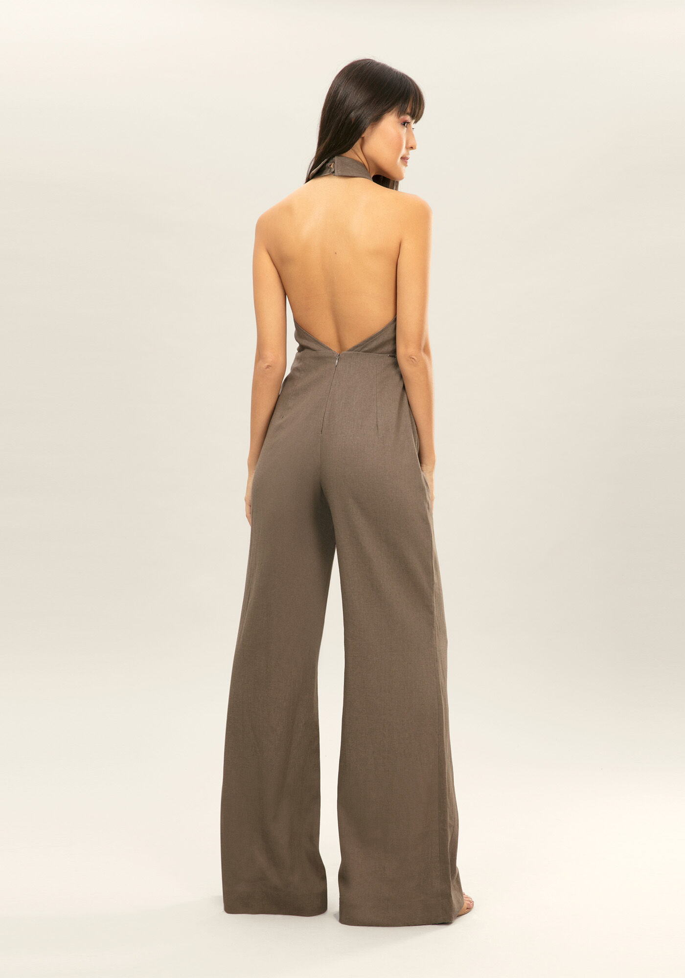 Macac&atilde;o Longo Frente &Uacute;nica Linho, , large.