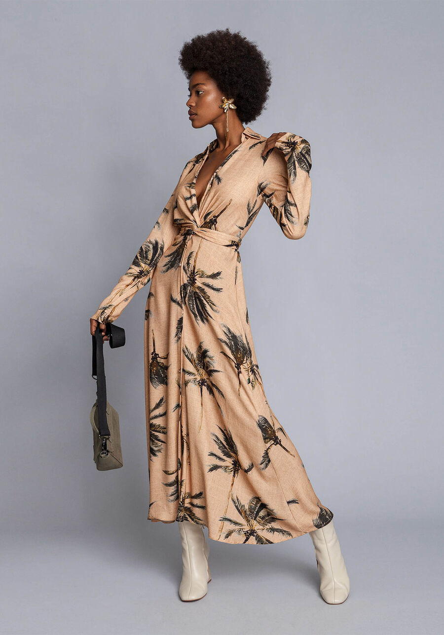 Vestido Manga Longa Mídi Transpasse, . Vestido Manga Longa Mídi Transpasse, , large.