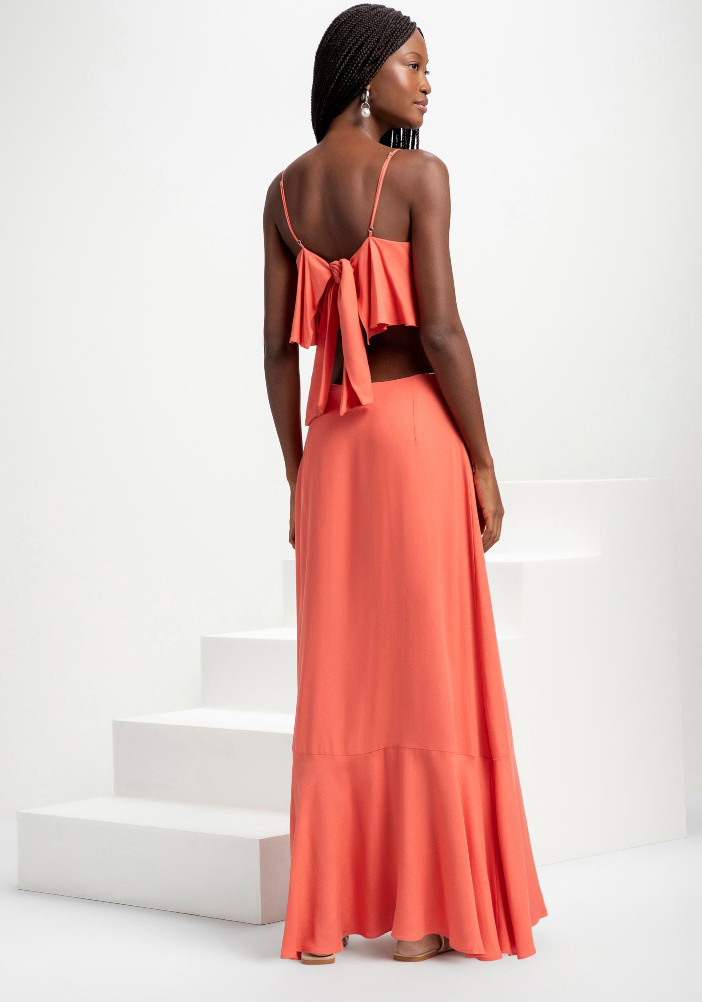 Maio com clearance vestido sobreposto