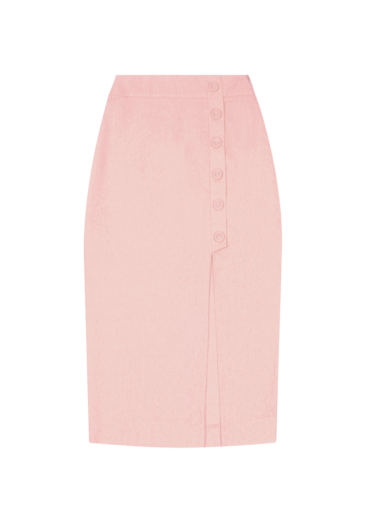 Saia de linho rosa clearance