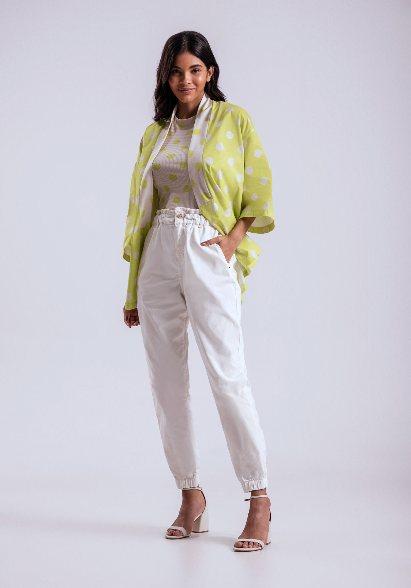 Sobreposi&ccedil;&atilde;o Estampada em Tecido com Faixa, , large.