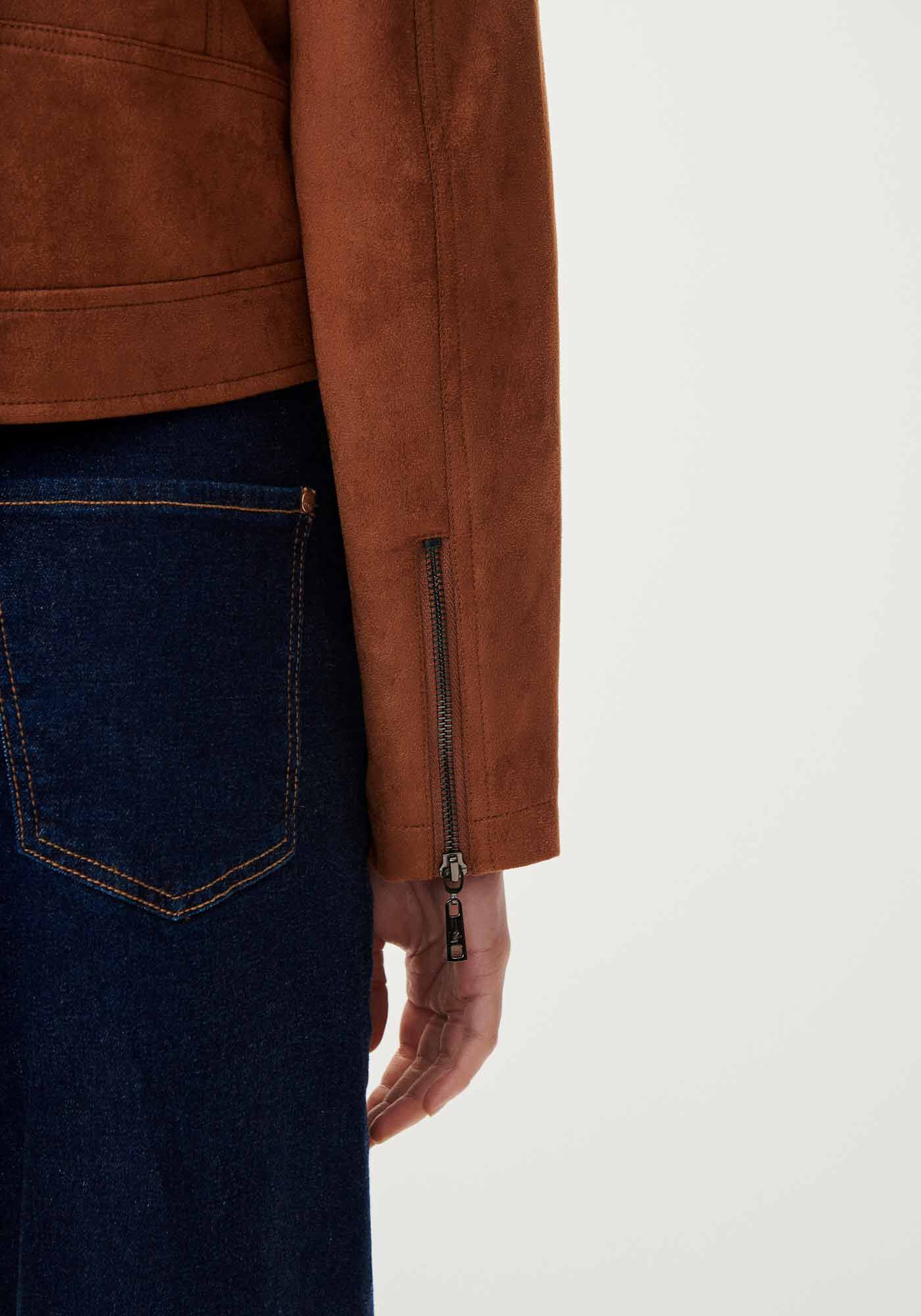 Jaqueta Biker em Suede, , large.