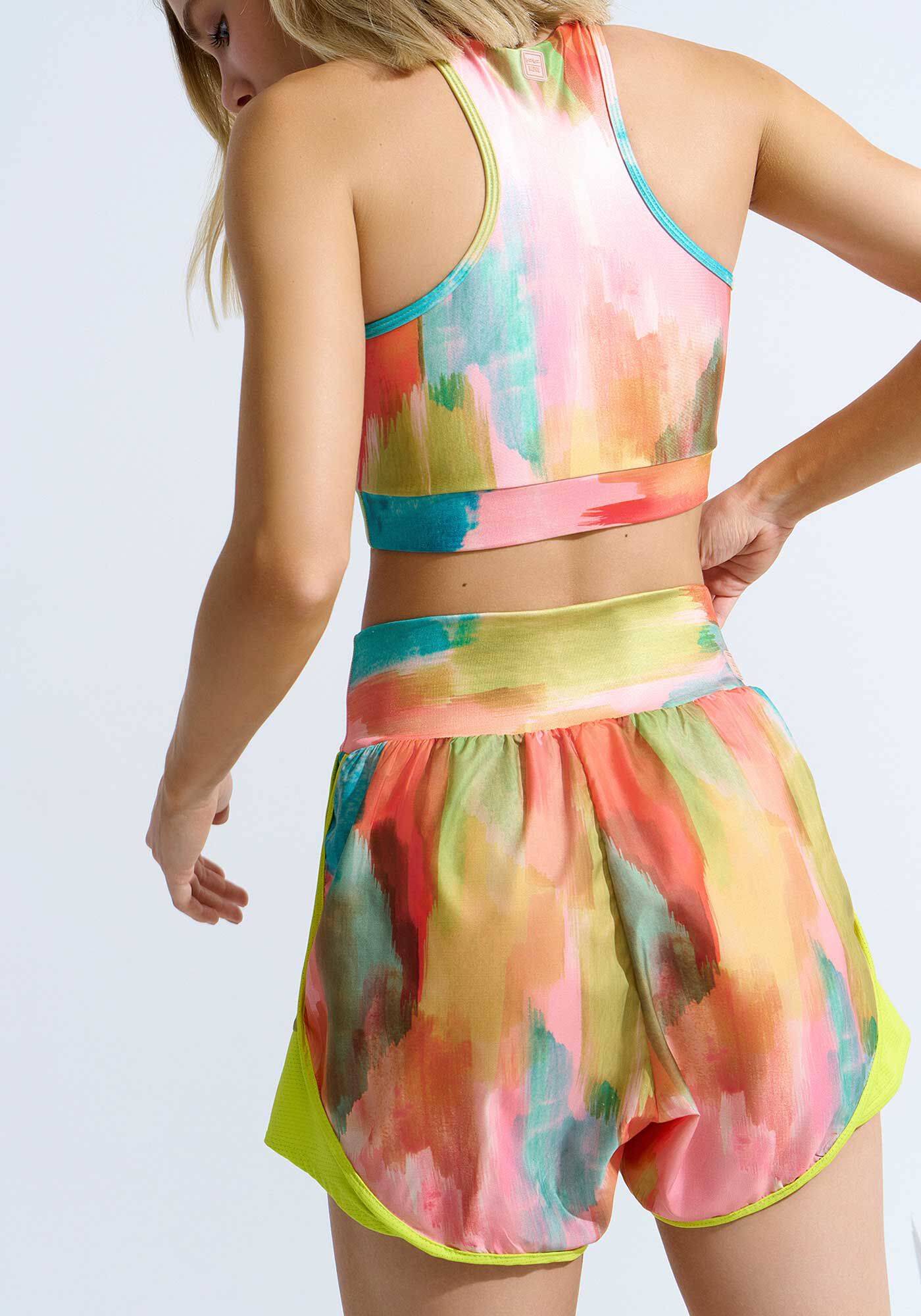 Shorts Corta Acetinada MOVE Estampada Repelente &agrave; &Aacute;gua, , large.