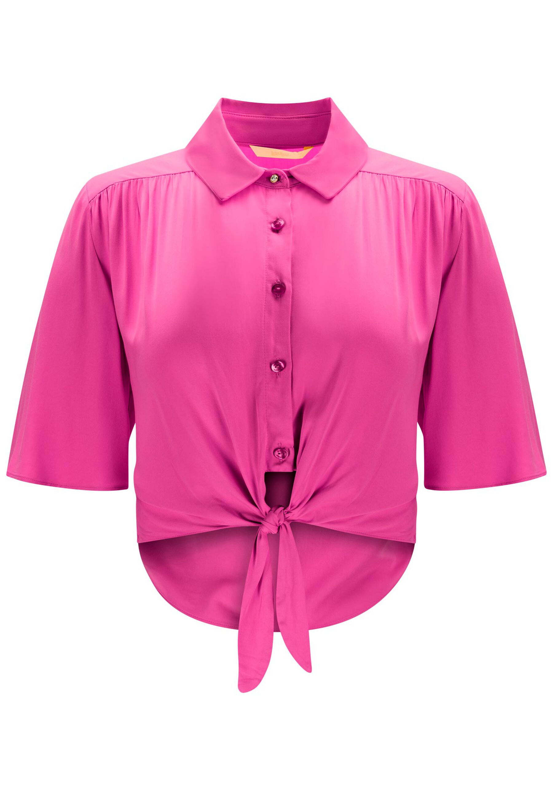 Camisa Manga Curta com Amarração, . Camisa Manga Curta com Amarração, , large.