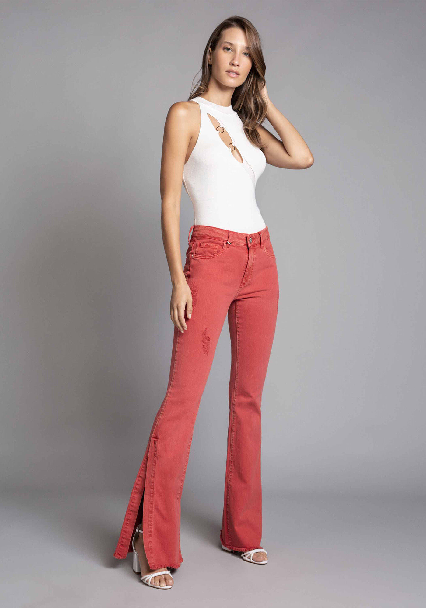 Cal&ccedil;a Malibu Flare I Am Soft, , large.