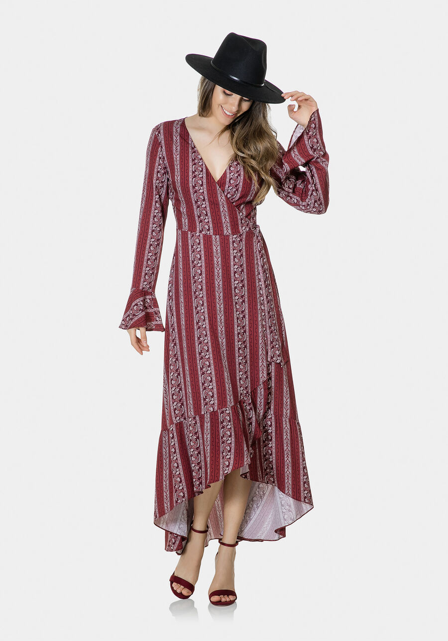 Vestido Mídi Envelope Tecido, . Vestido Mídi Envelope Tecido, , large.