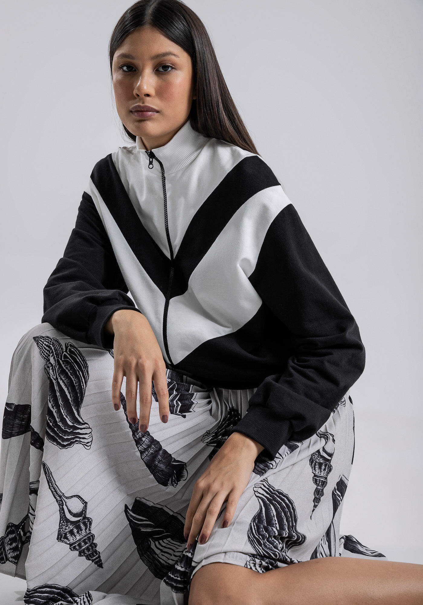 Jaqueta Molecotton com Recortes, , large.