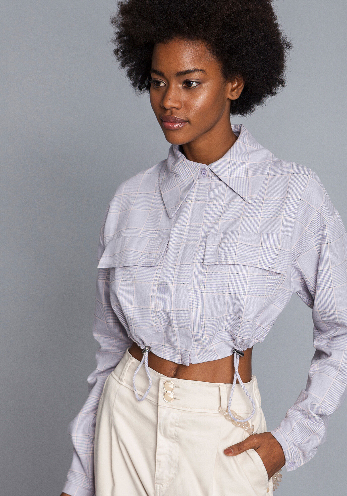 Jaqueta Cropped Oversized, , large.