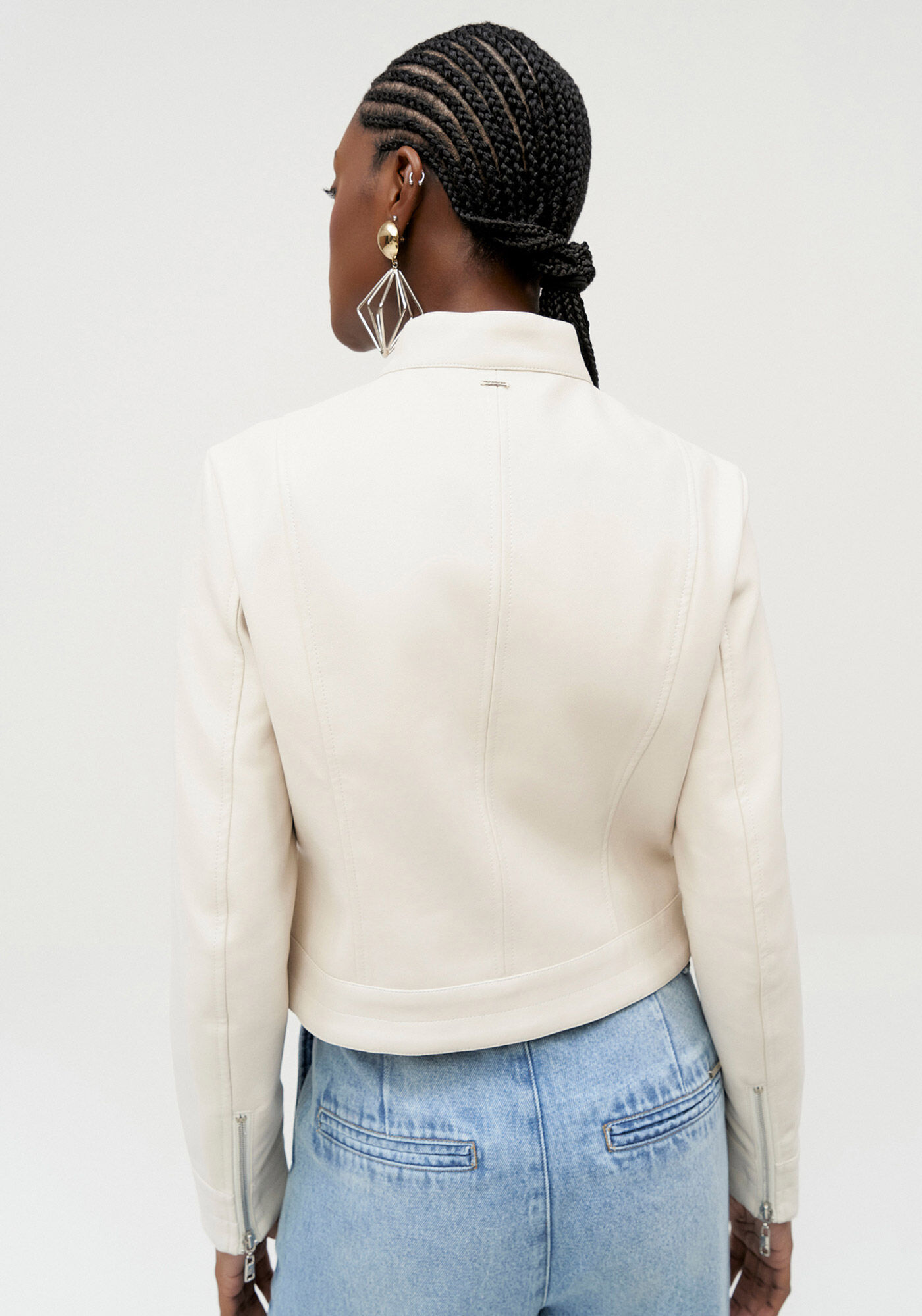 Jaqueta em PU com Zíper | Lez a Lez