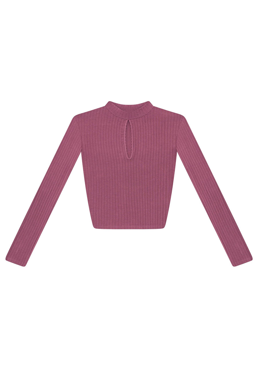 Blusa Manga Longa Gola Alta, . Blusa Manga Longa Gola Alta, , large.