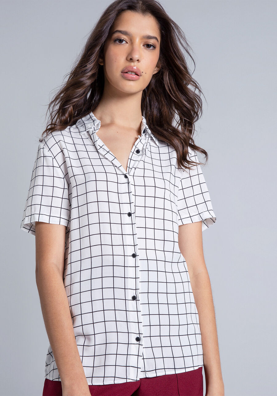 Camisa Manga Curta Estampa, . Camisa Manga Curta Estampa, , large.