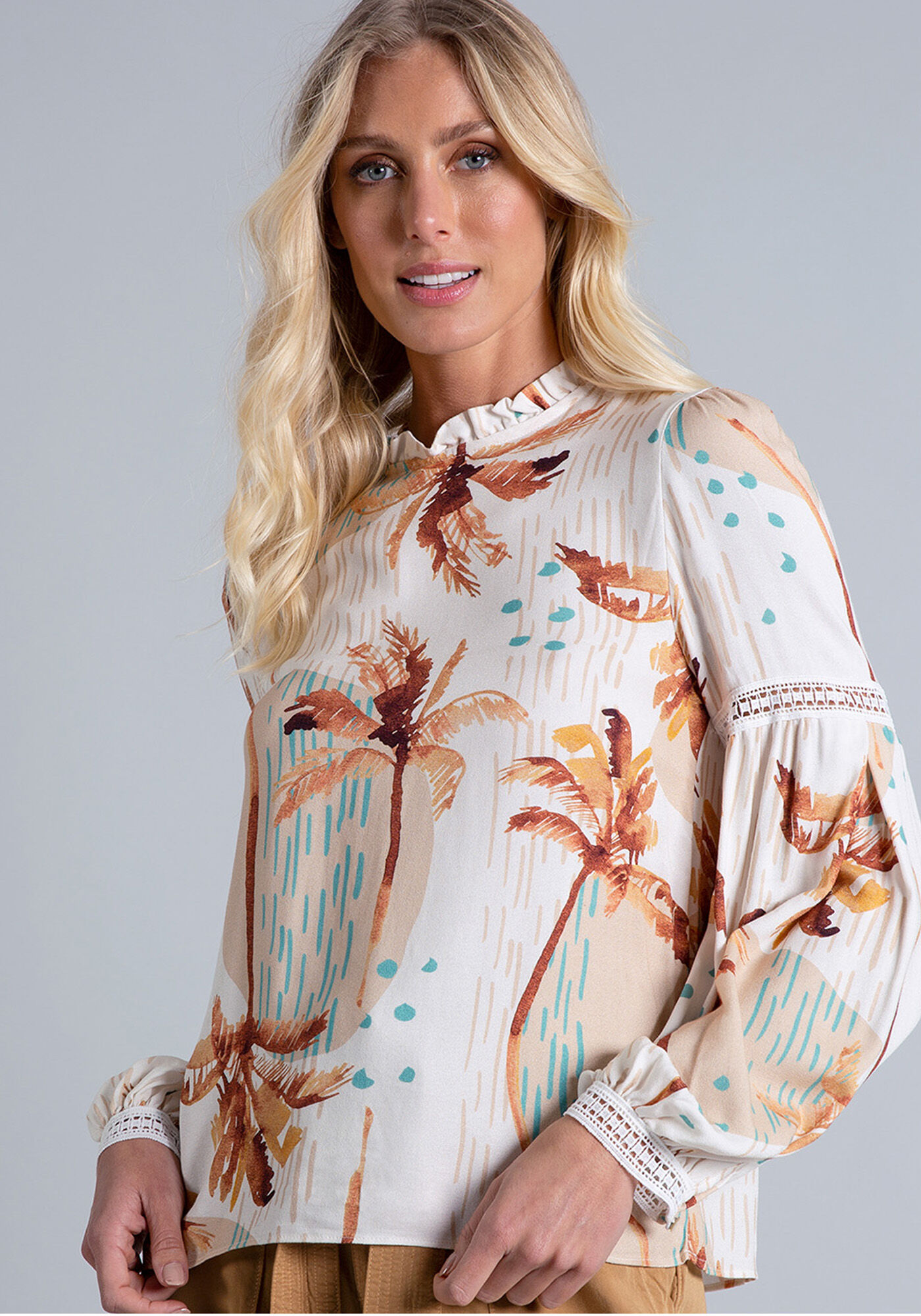 Blusa Manga Longa Detalhe, , large.