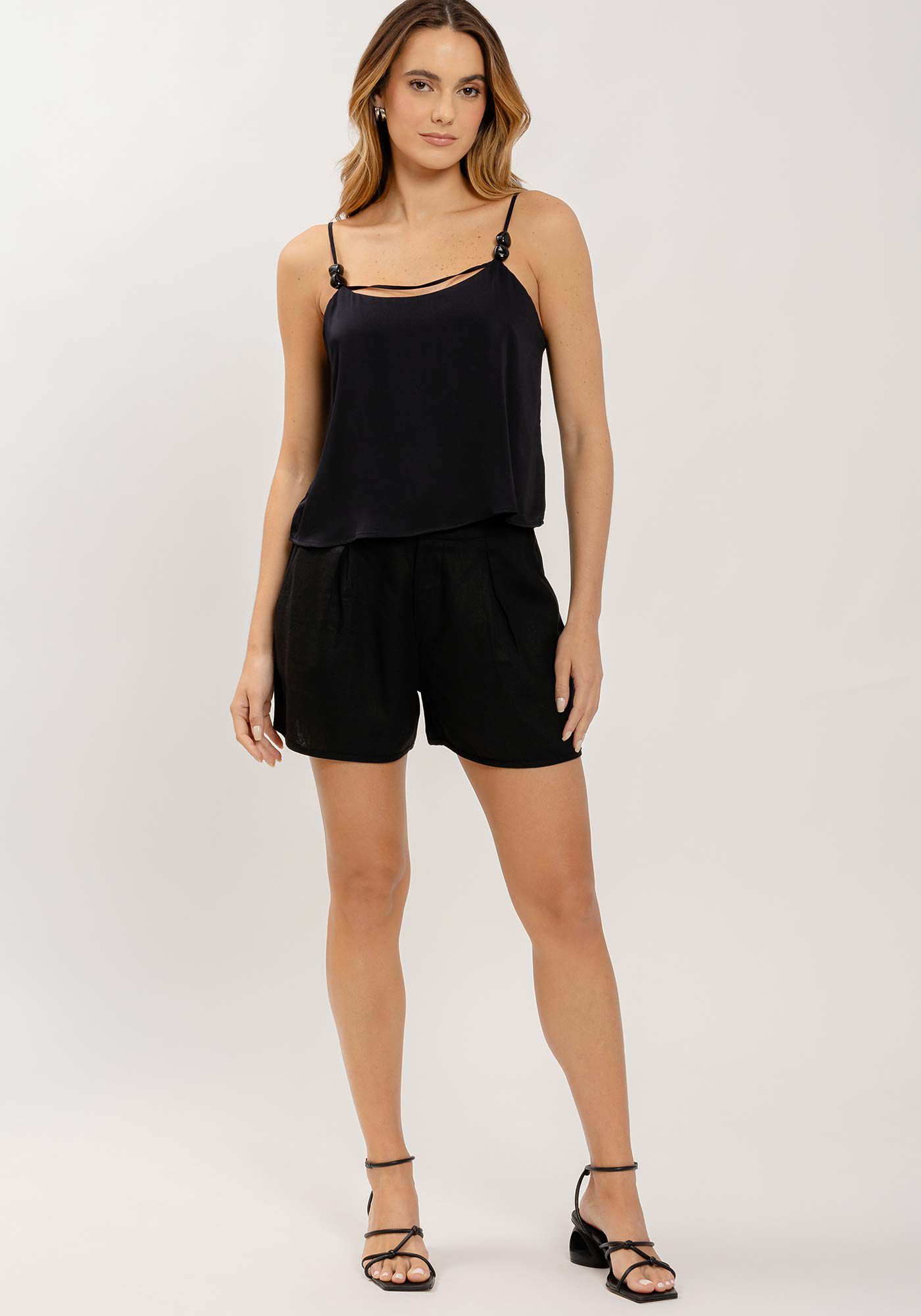 Blusa com Al&ccedil;as e Detalhe Pedras, , large.