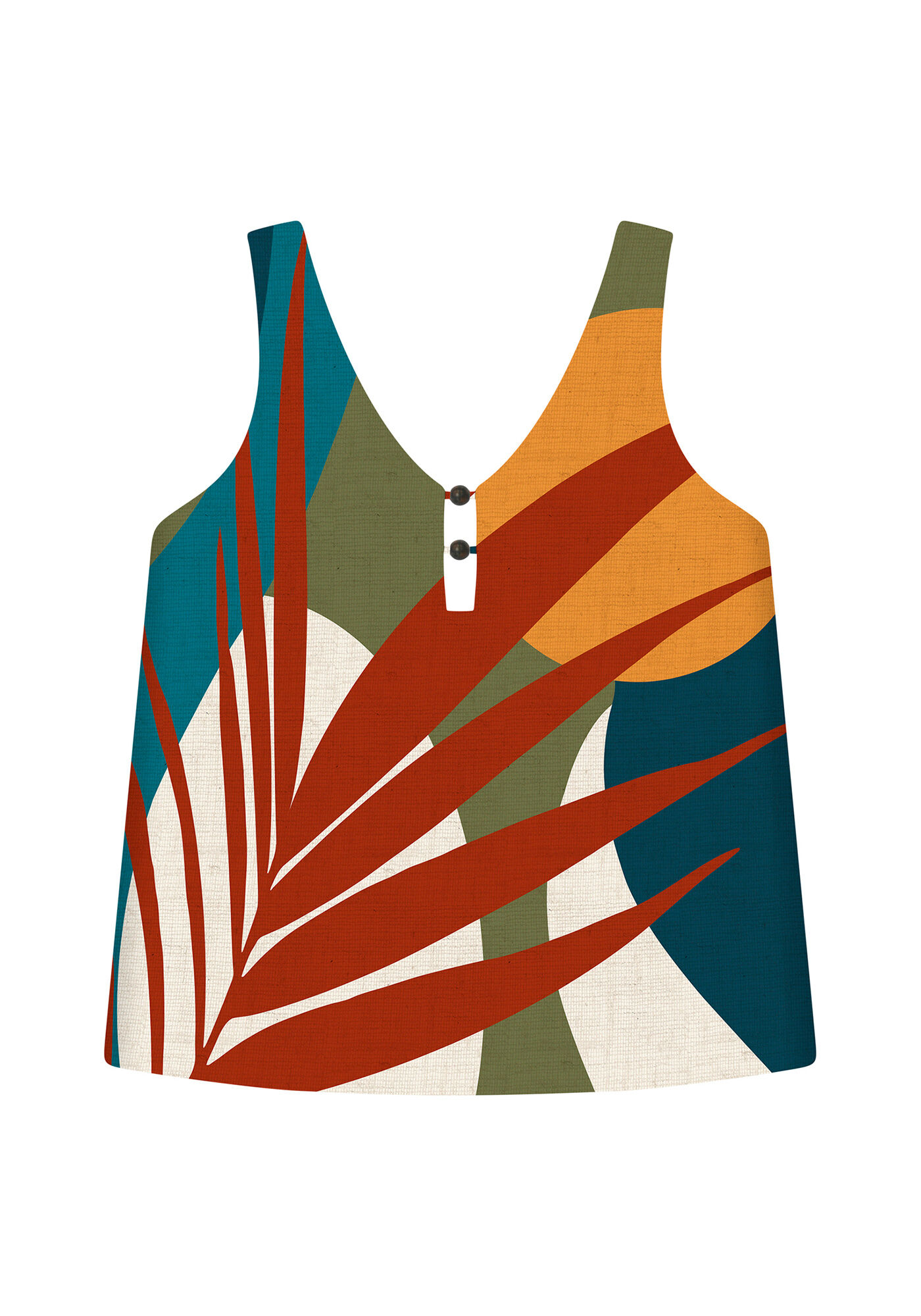 Blusa Detalhe B&uacute;zios Estampa, , large.