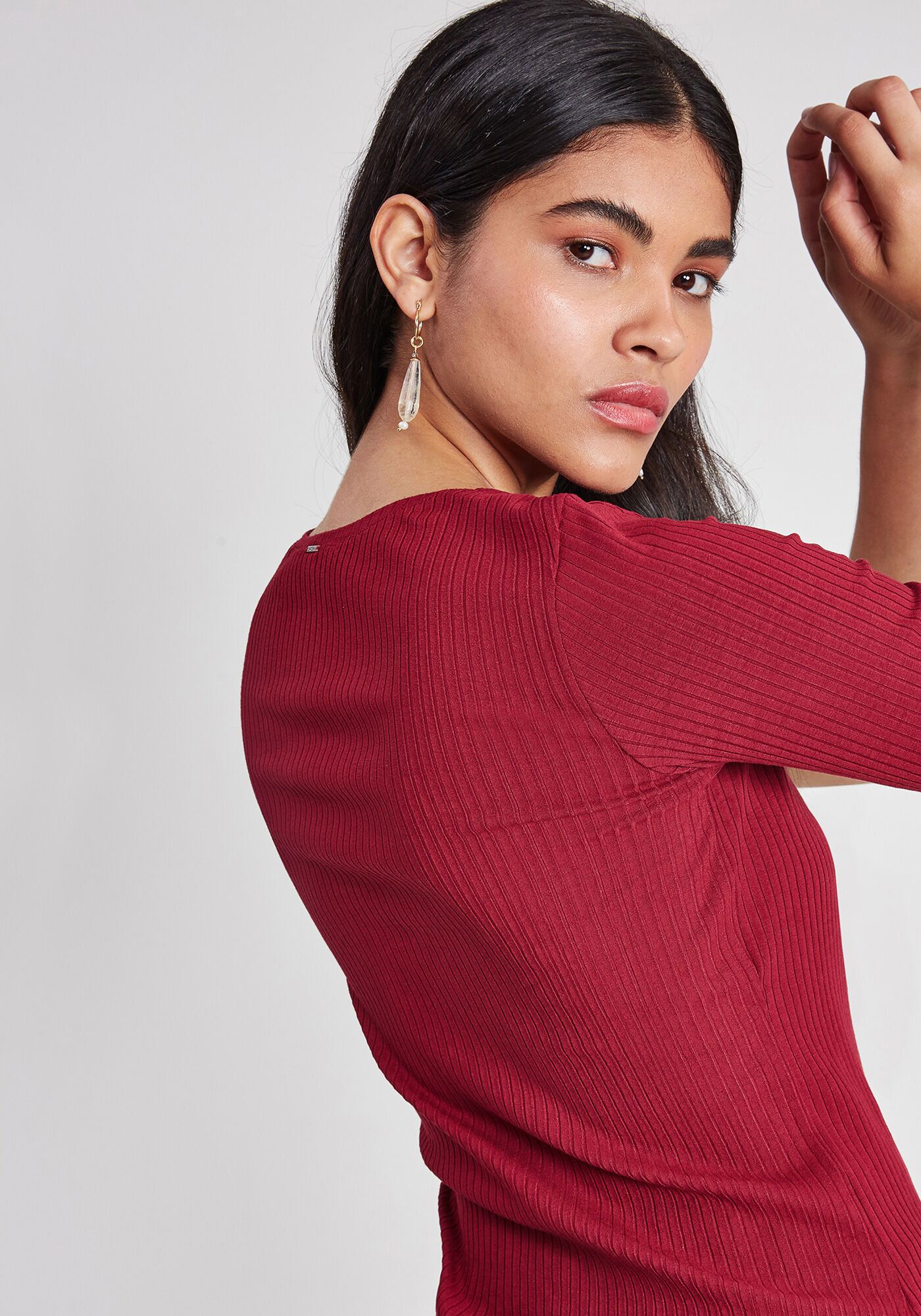 Blusa Manga Curta Decote V, , large.