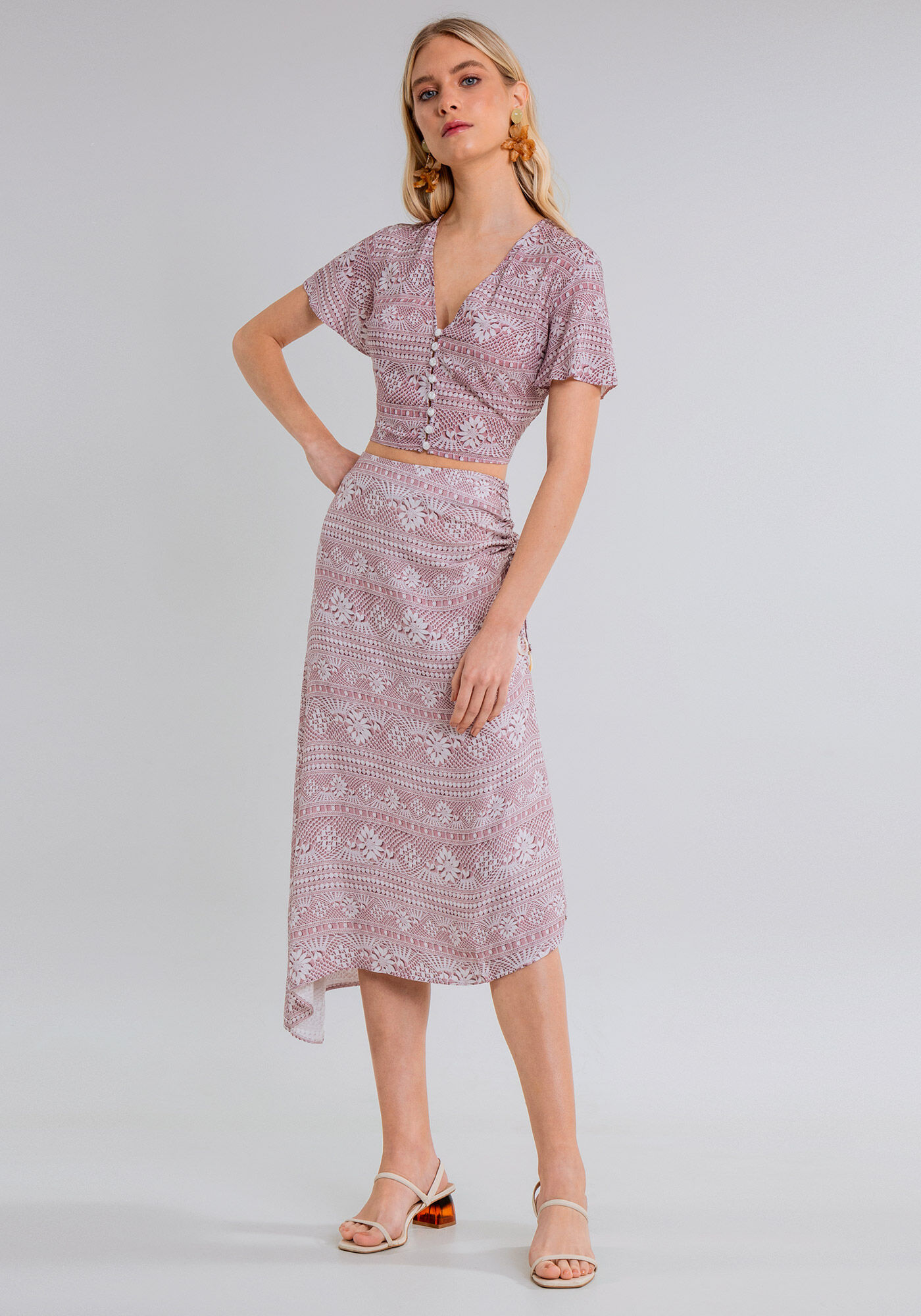 Saia Midi Tecido Crepe Siena, , large.