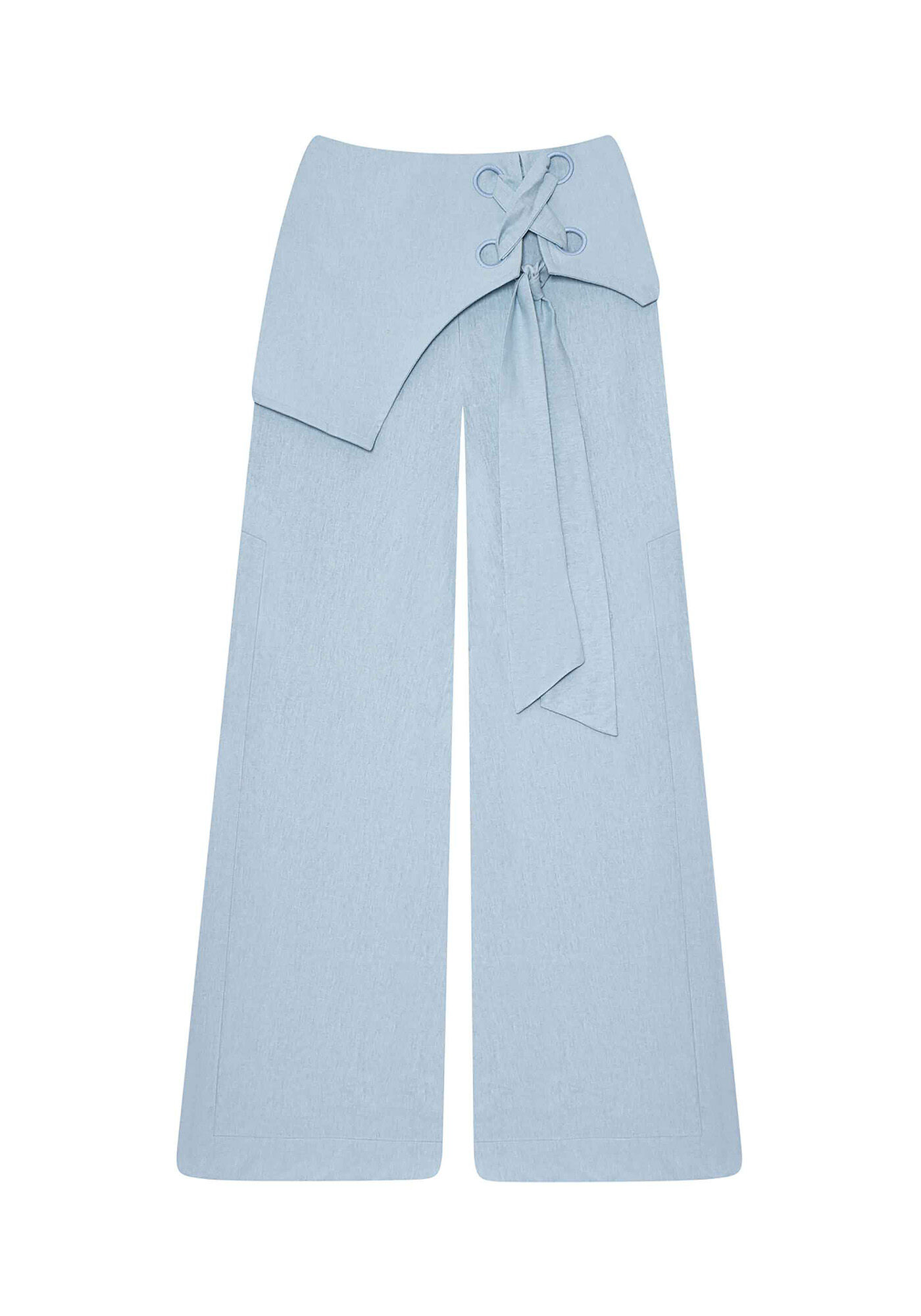 Cal&ccedil;a Tecido Linho Washed Plus Pantalona, , large.