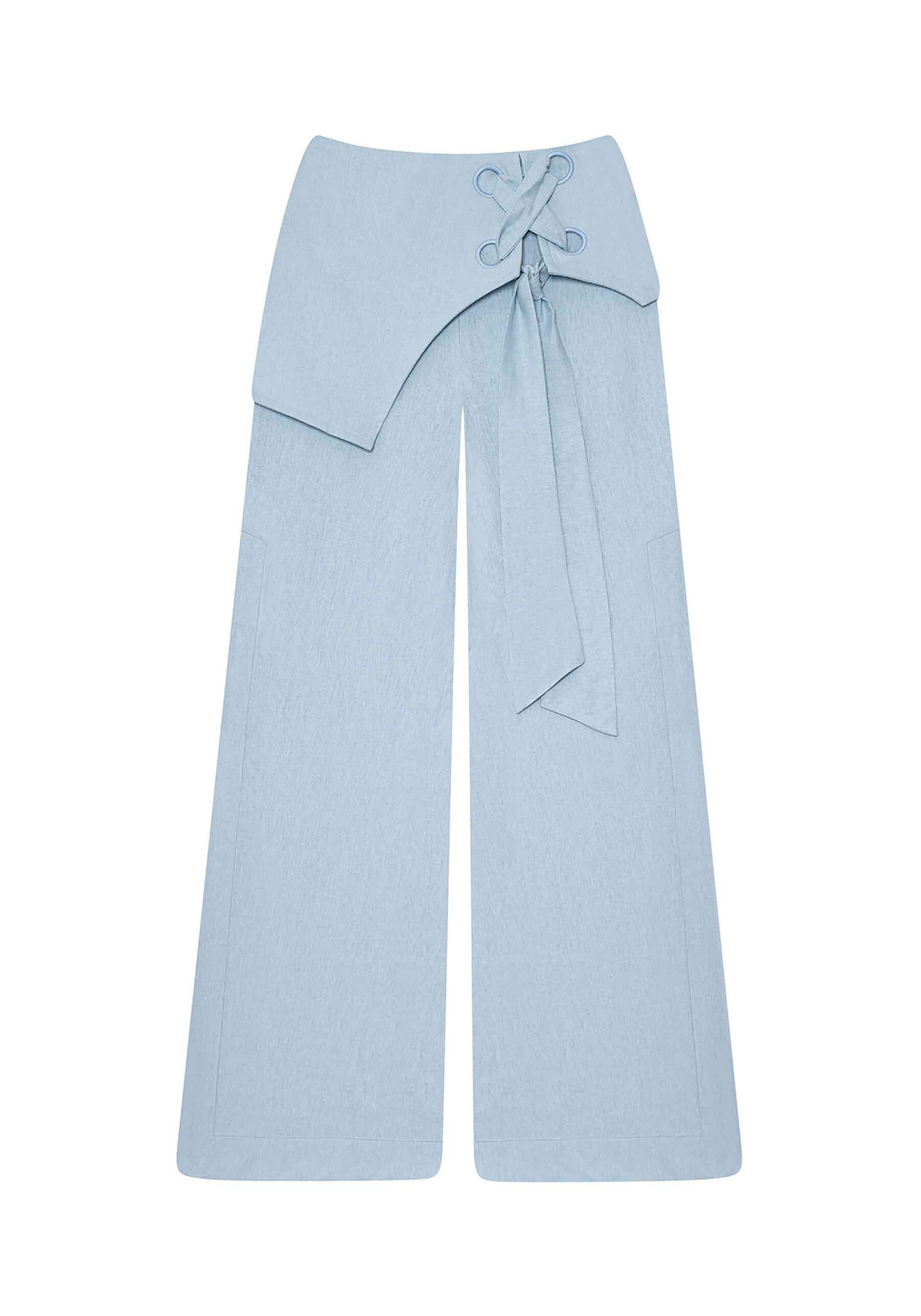 Calça Tecido Linho Washed Plus Pantalona, . Calça Tecido Linho Washed Plus Pantalona, , large.