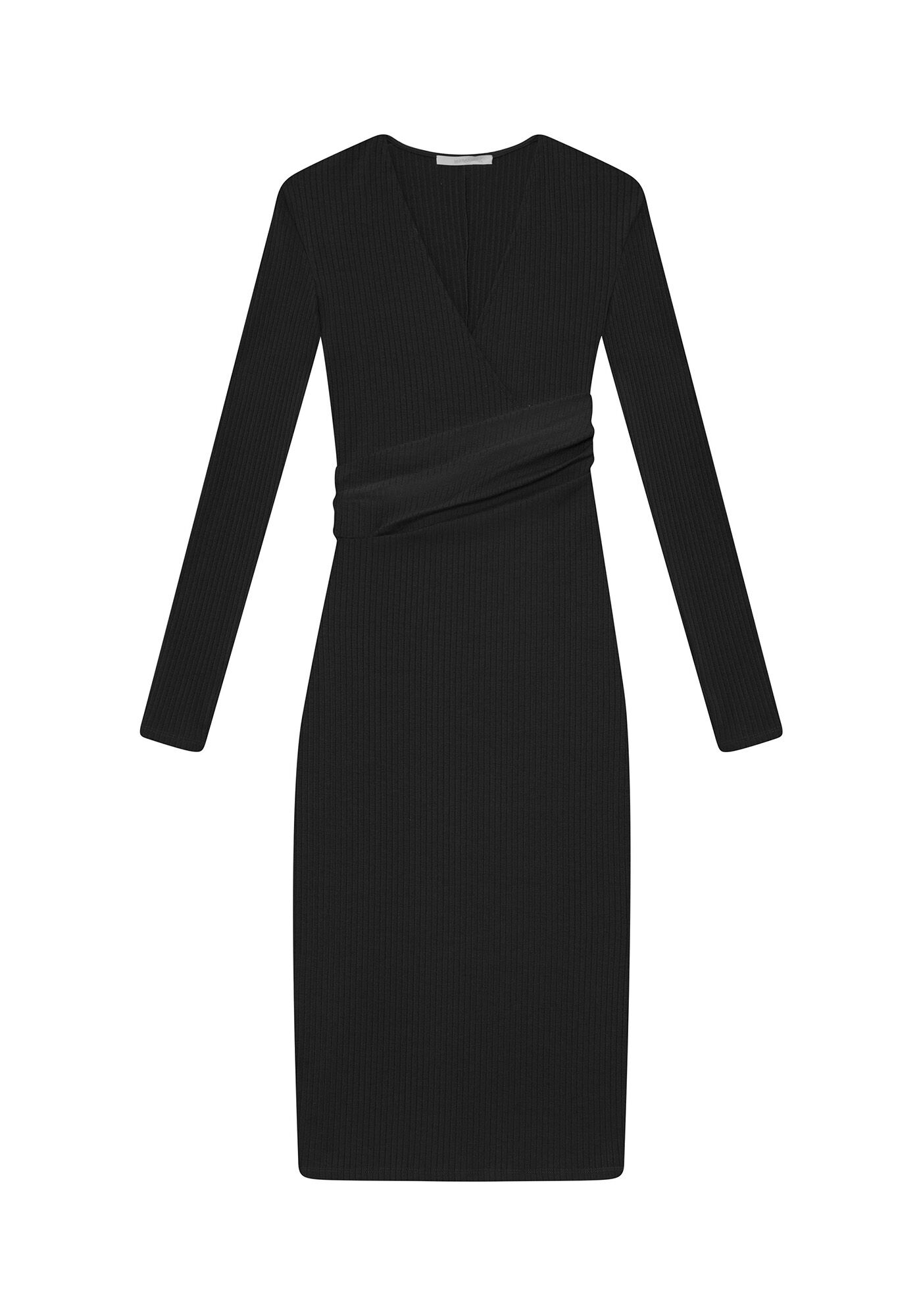 Vestido M&iacute;di Transpassado, , large.