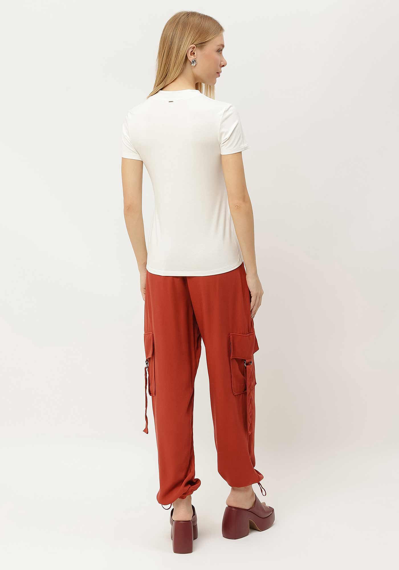 Blusa Manga Curta em Malha Viscose, , large.