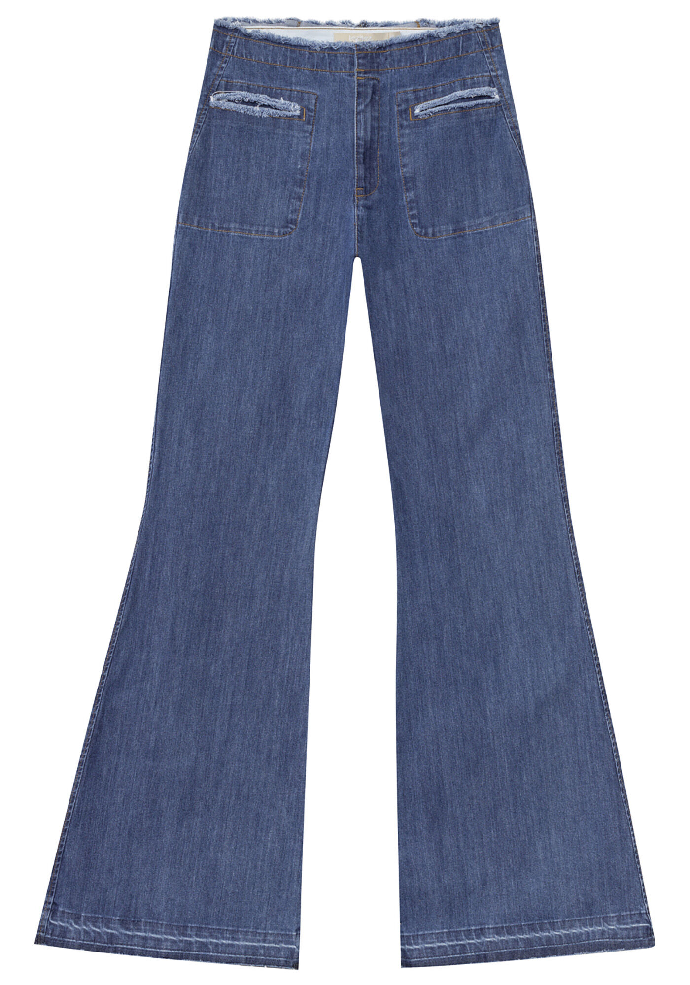 Cal&ccedil;a Over Flare Hot Pant Malibu, , large.