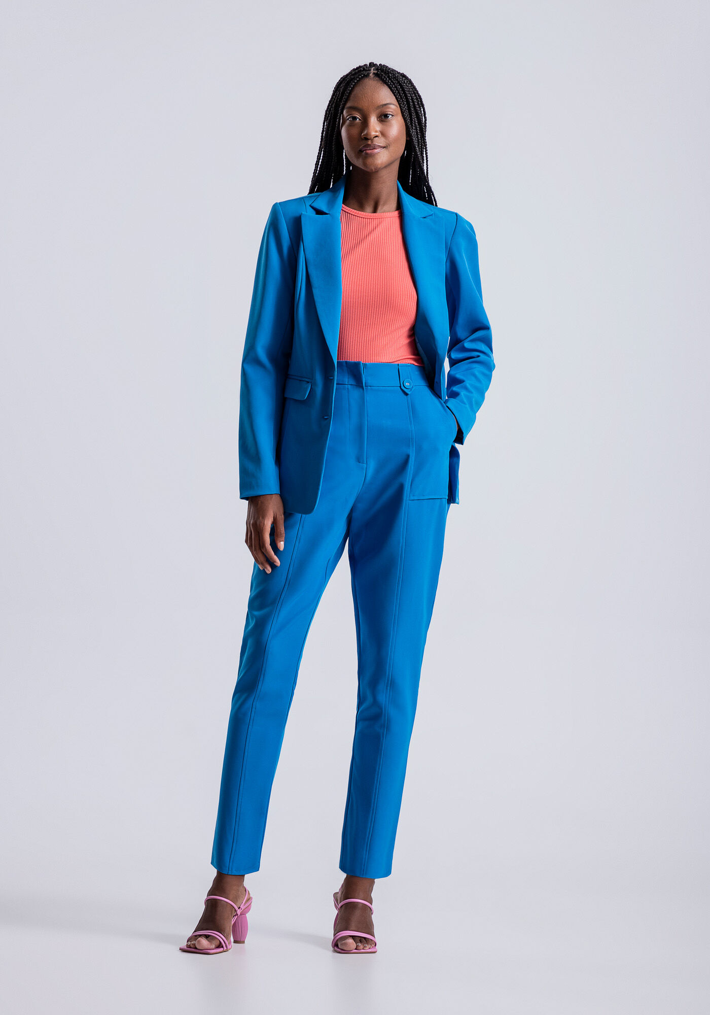 Blazer Boyfriend em Tecido Petra, , large.