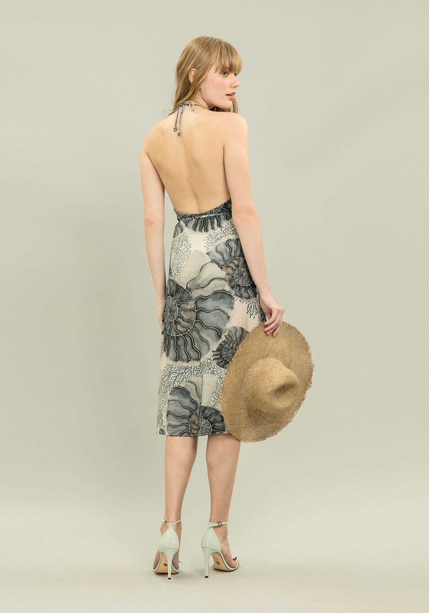 Vestido M&iacute;di com Cinto, , large.