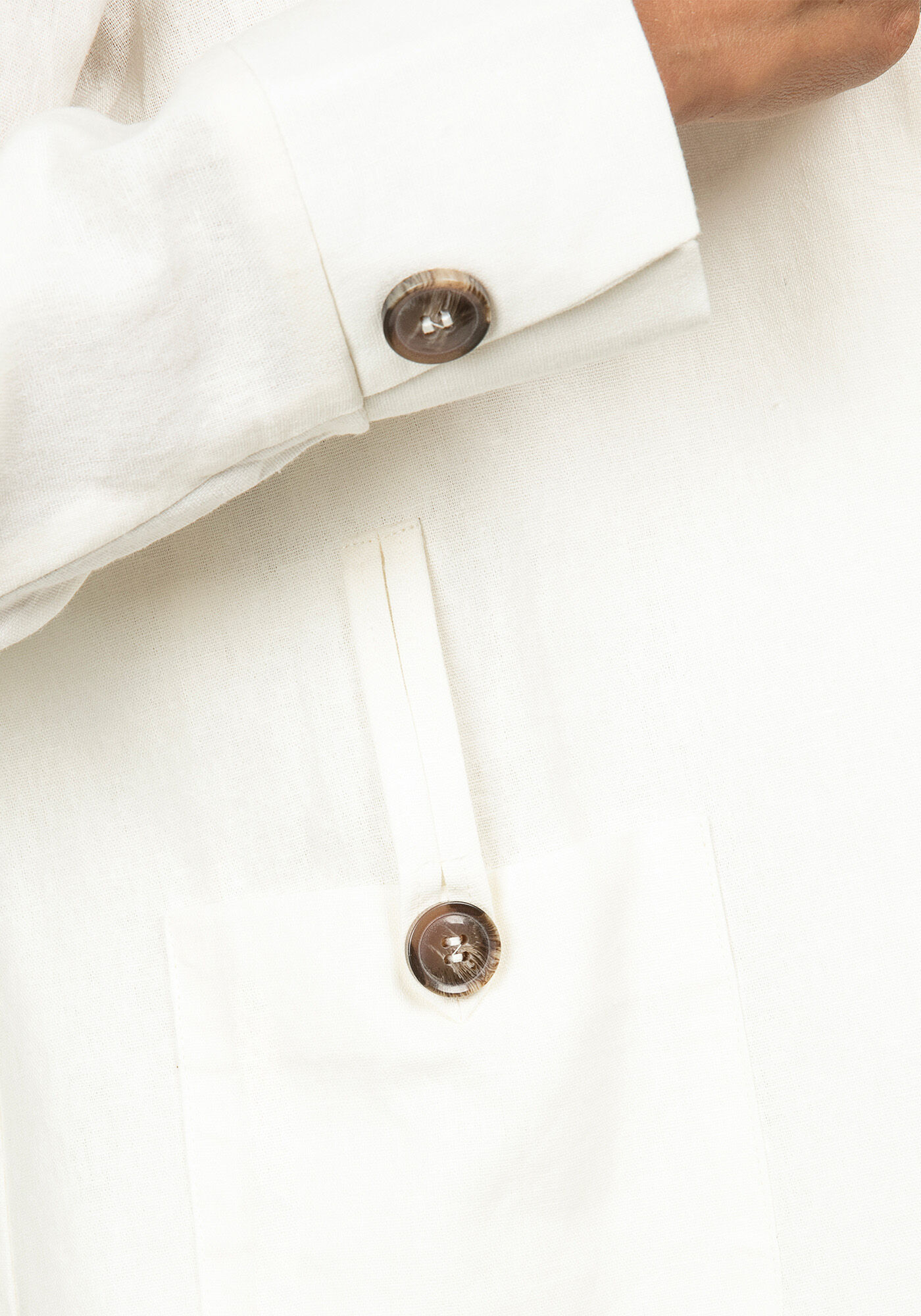 Blazer em Linho com Cinto, , large.