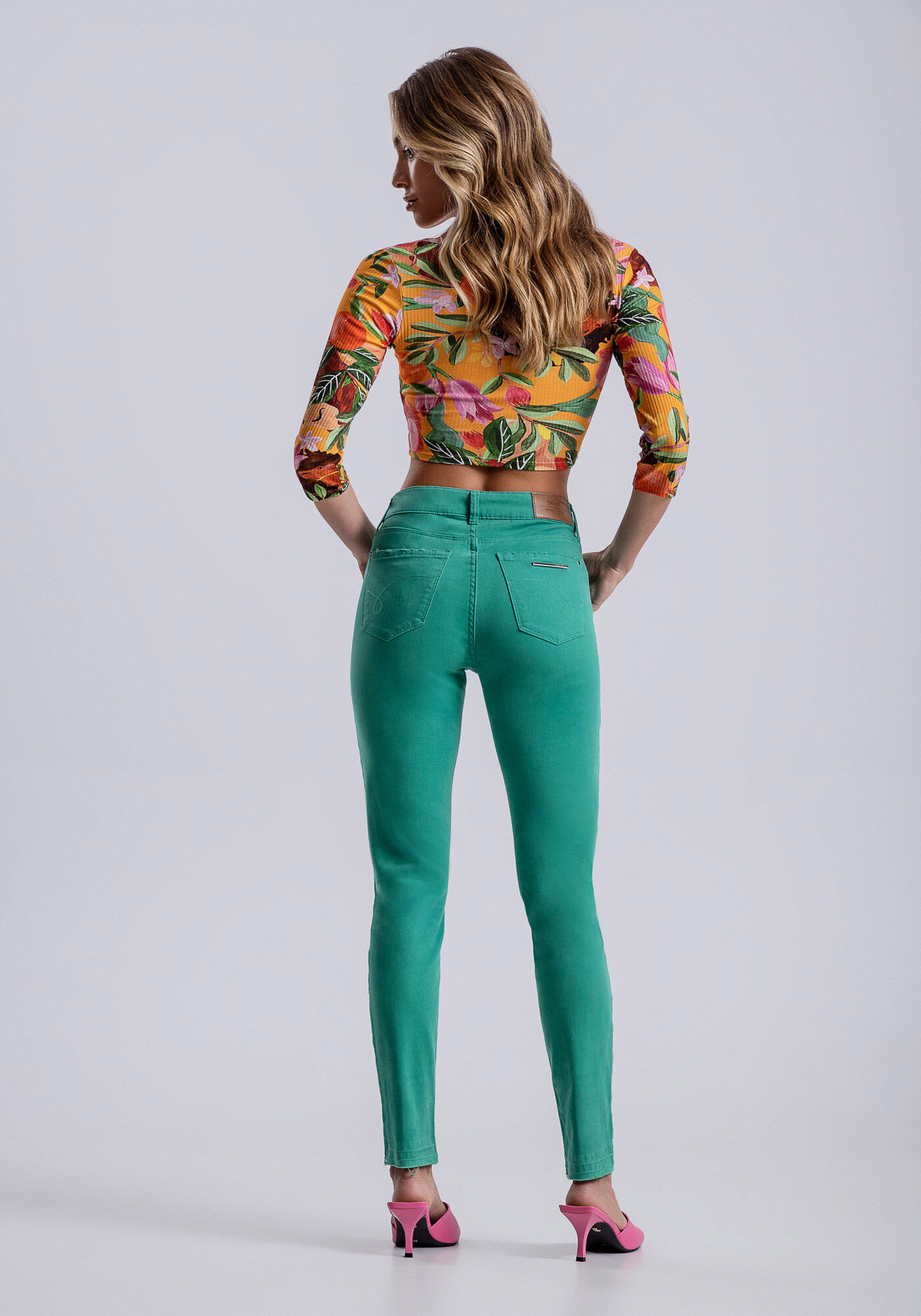 Cal&ccedil;a Sarja Skinny Bali Cropped Every Day, , large.