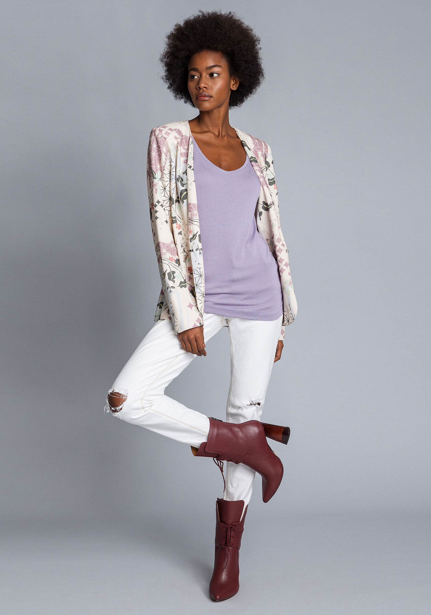Blazer Manga Longa Estampa, . Blazer Manga Longa Estampa, , large.